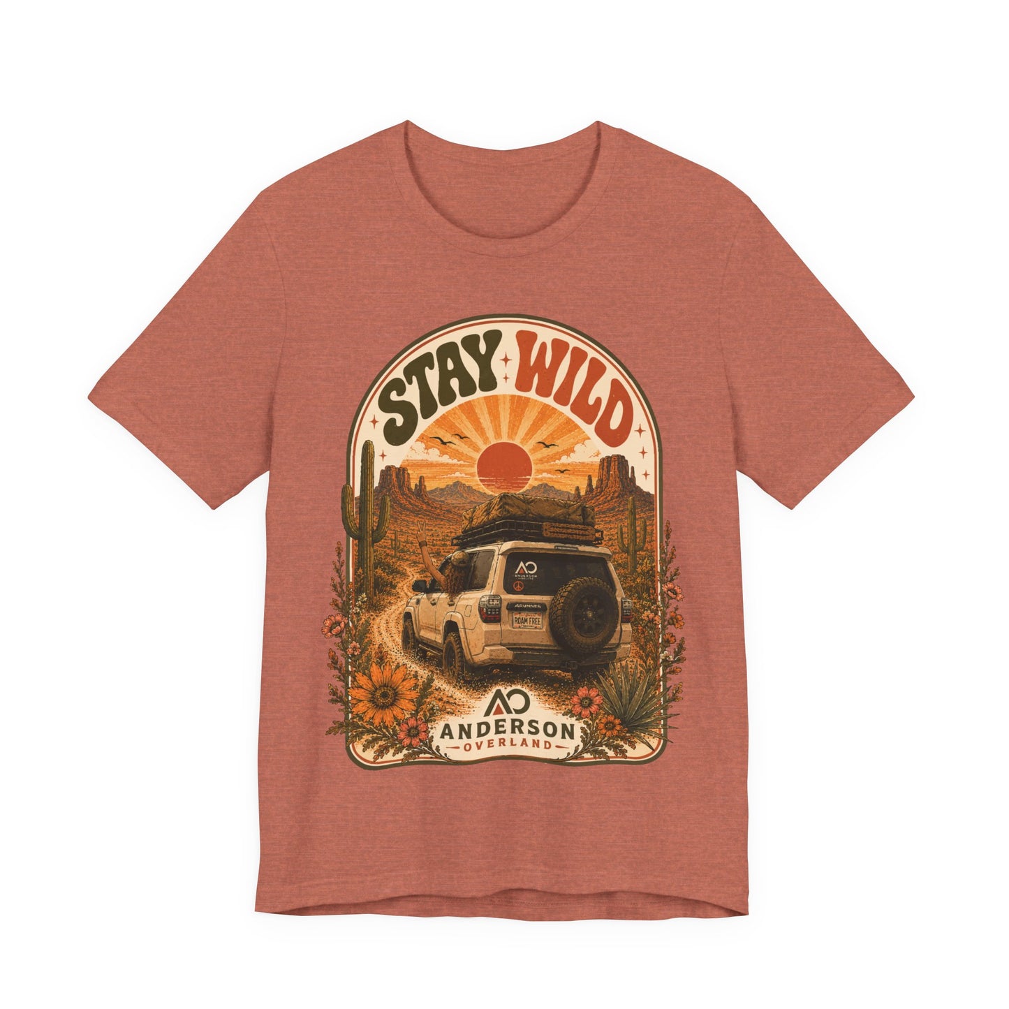 Stay Wild Overlanding Tee — Adventure Hippie Women's Graphic Shirt