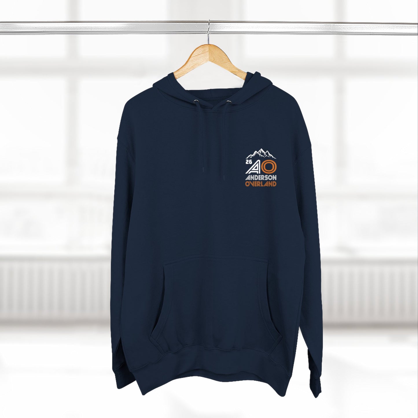 AO Three-Panel Fleece Hoodie