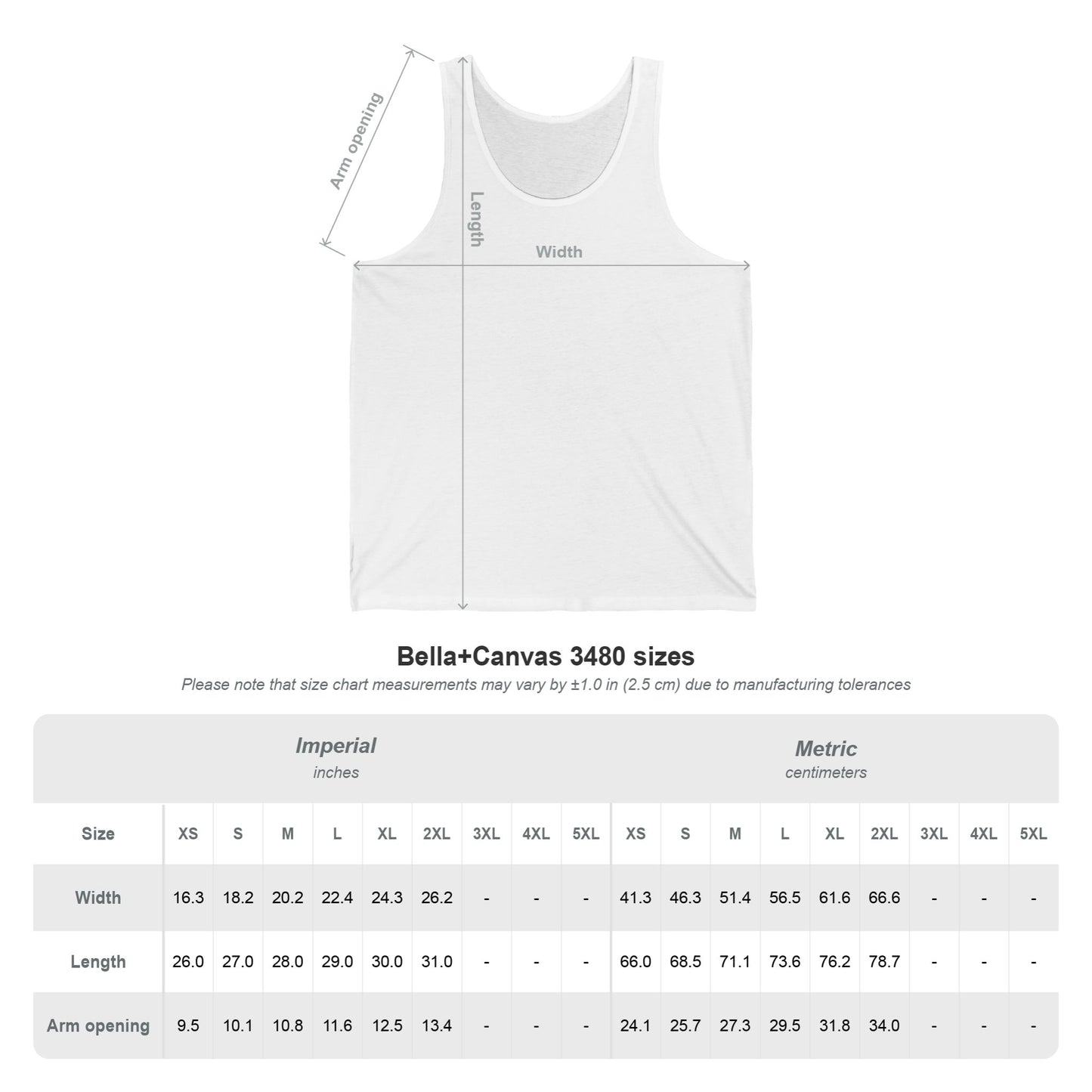 AO Unisex Jersey Tank