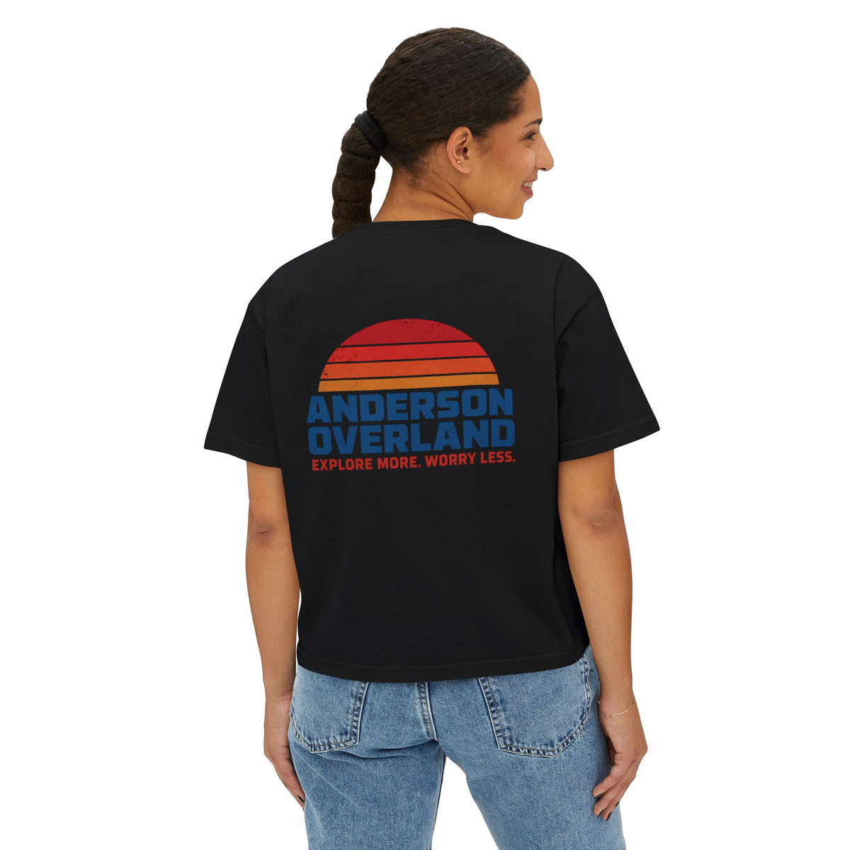Women's Boxy Tee Sunset