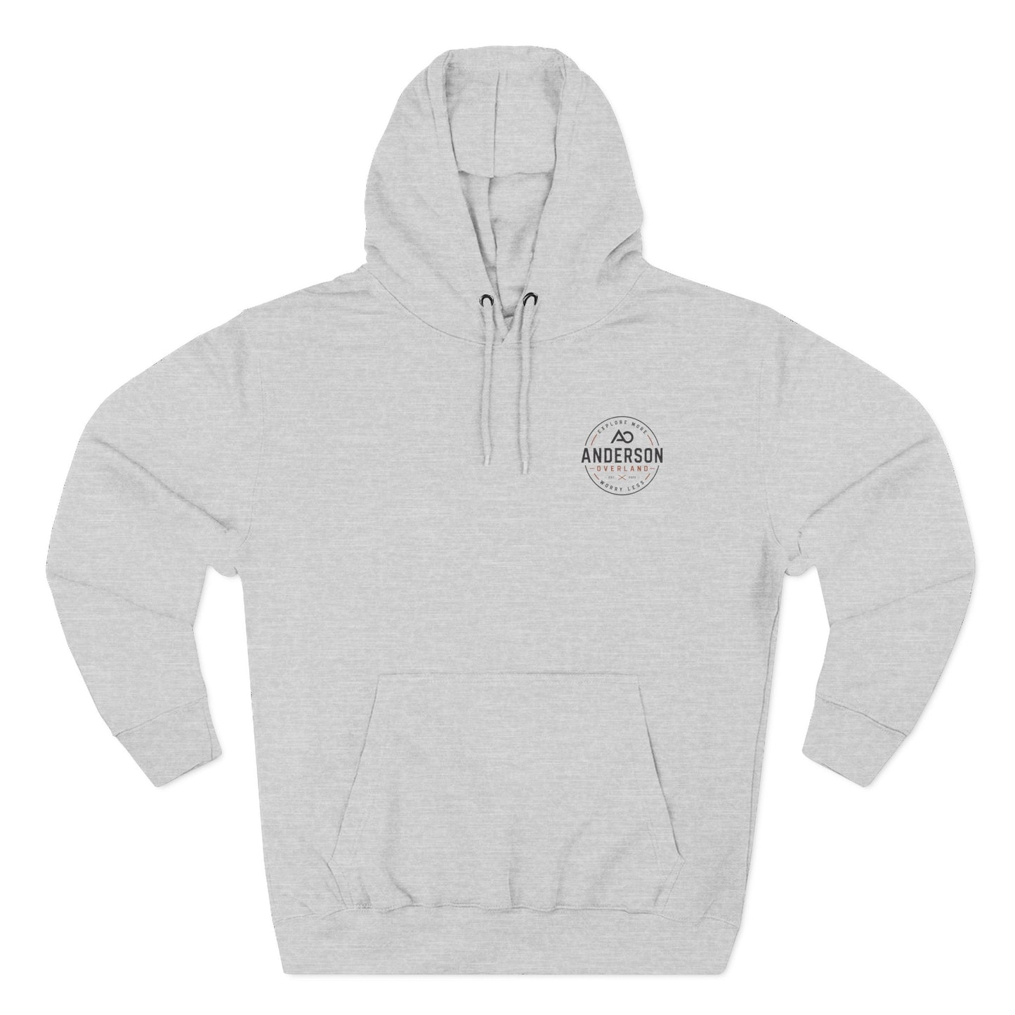 Fleece Hoodie Outdoor Anderson Overland Logo