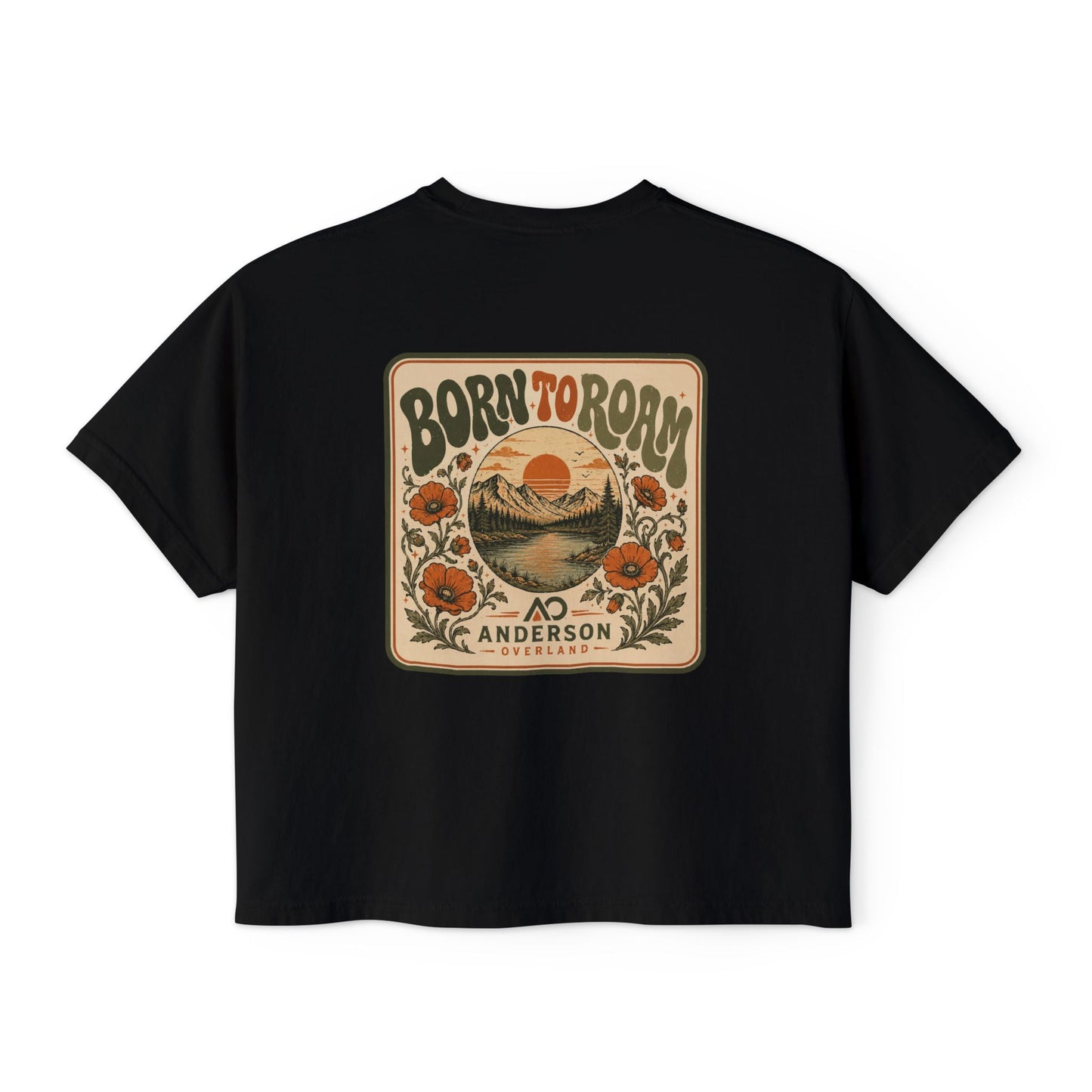 Women's Boxy Tee Born To Roam