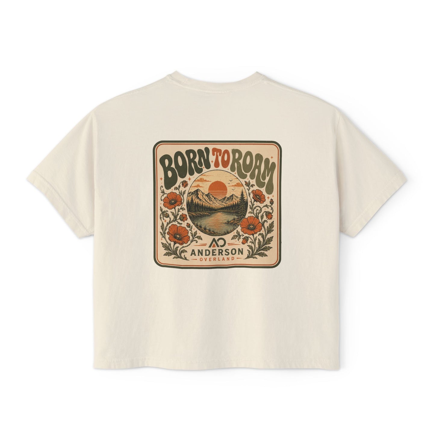 Women's Boxy Tee Born To Roam