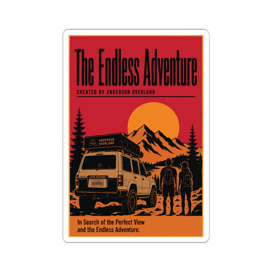 Endless Summer Overland Adventure Sticker — Kiss-Cut Sticker
