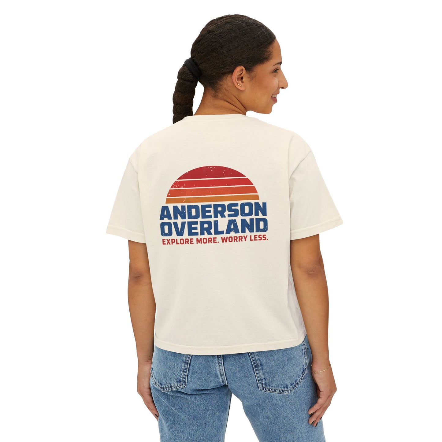 Women's Boxy Tee Sunset