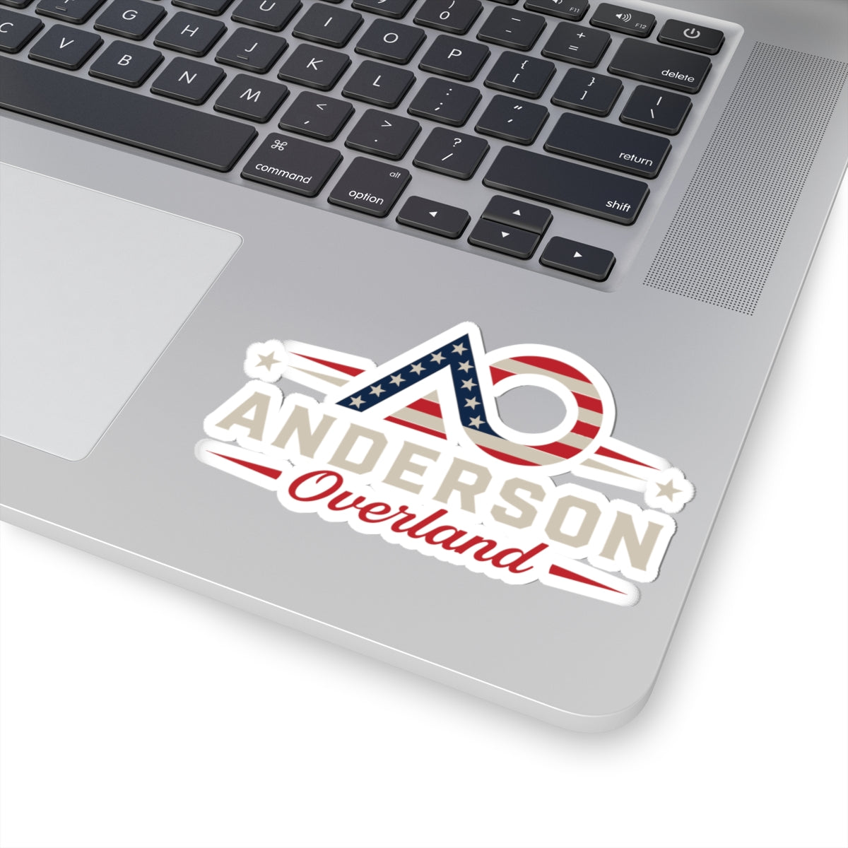 Overlanding Adventure Patriotic Sticker — American Off-Road Travel Decal