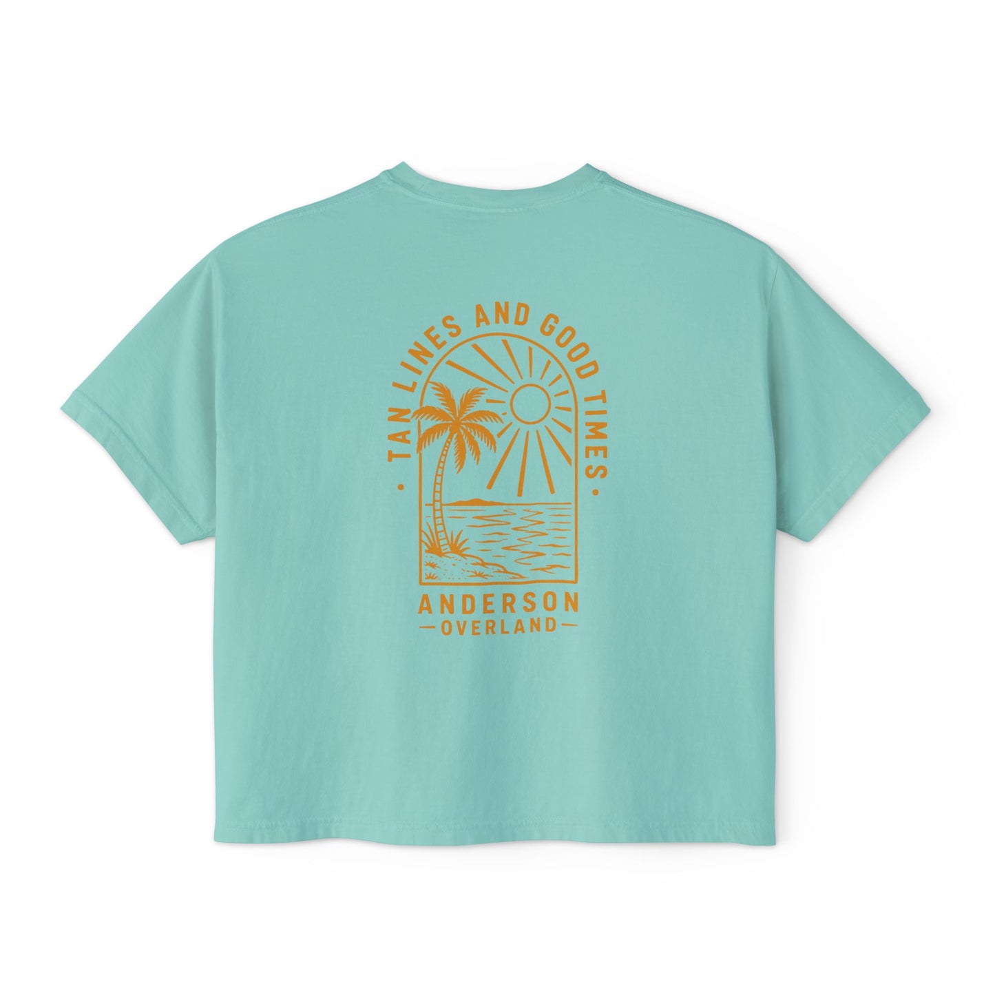 Women's Boxy Tee - Tan Line & Good Times