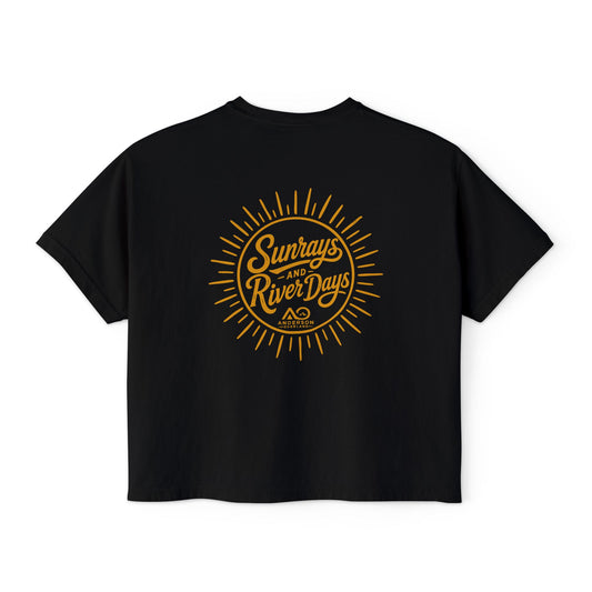 Sunrays & River Days - Women's Boxy Tee