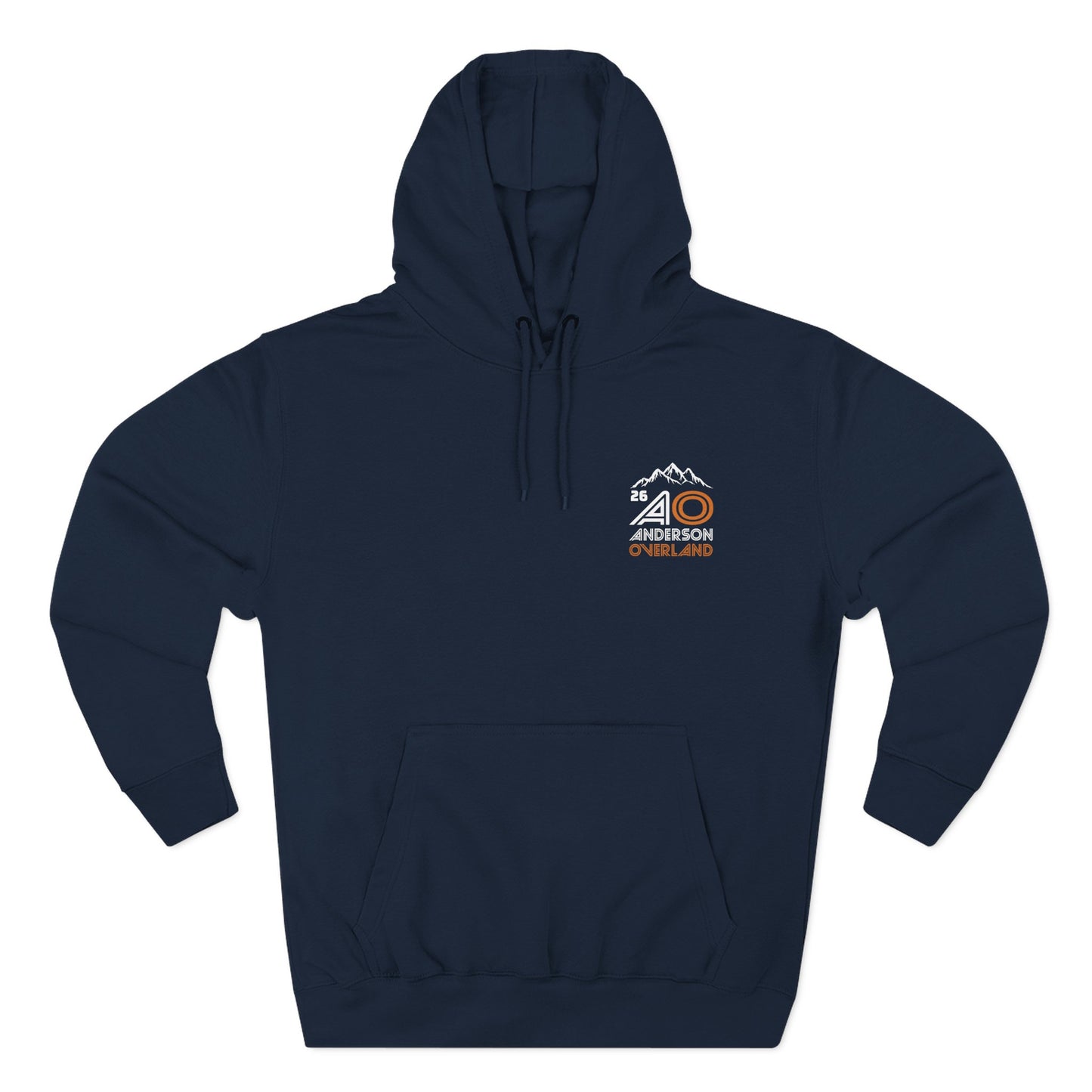 AO Three-Panel Fleece Hoodie