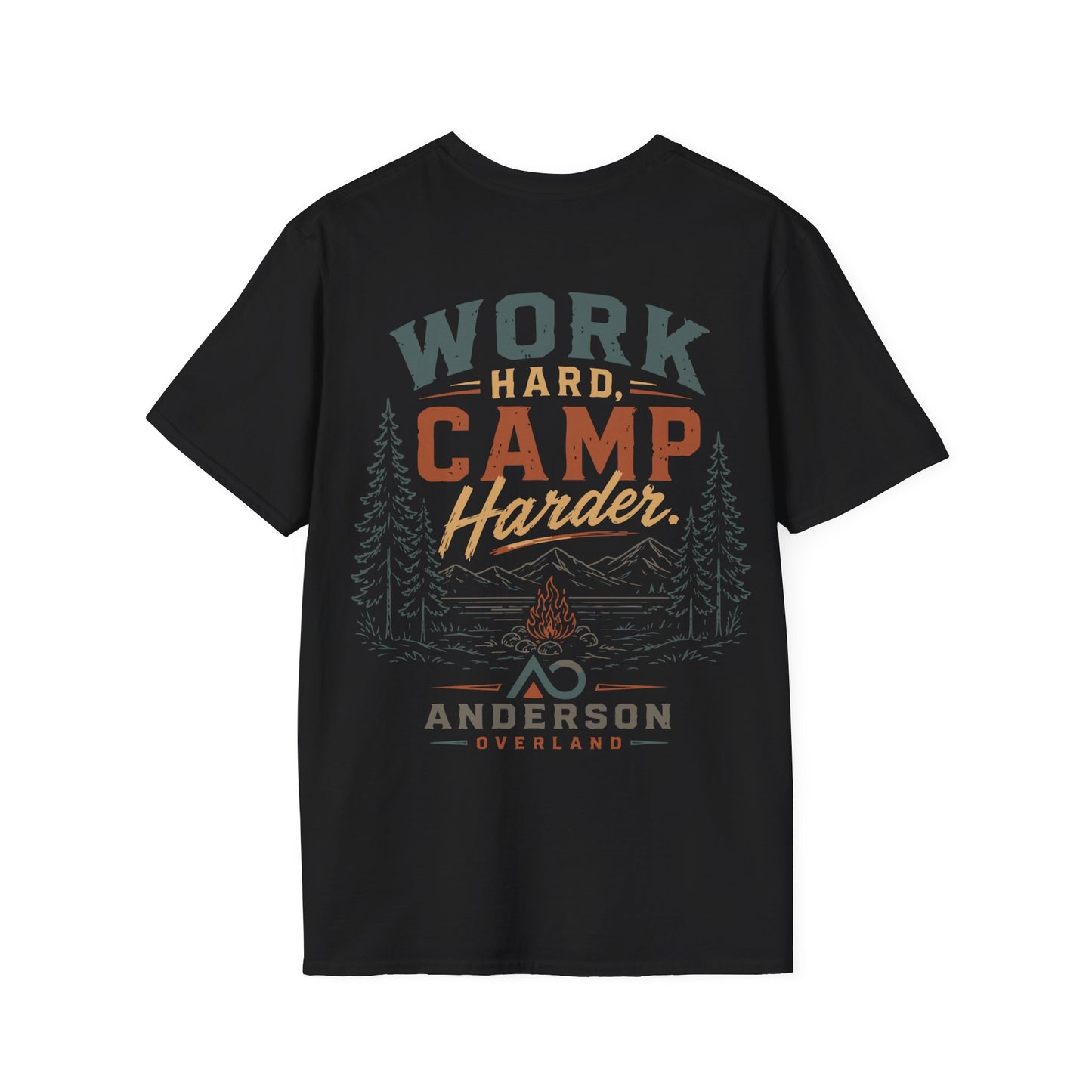 Work Hard, Camp Harder Unisex Shirt