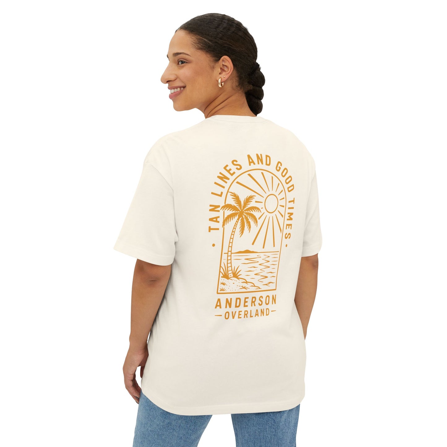 Tan Lines & Good Times Unisex Boxy Shirt