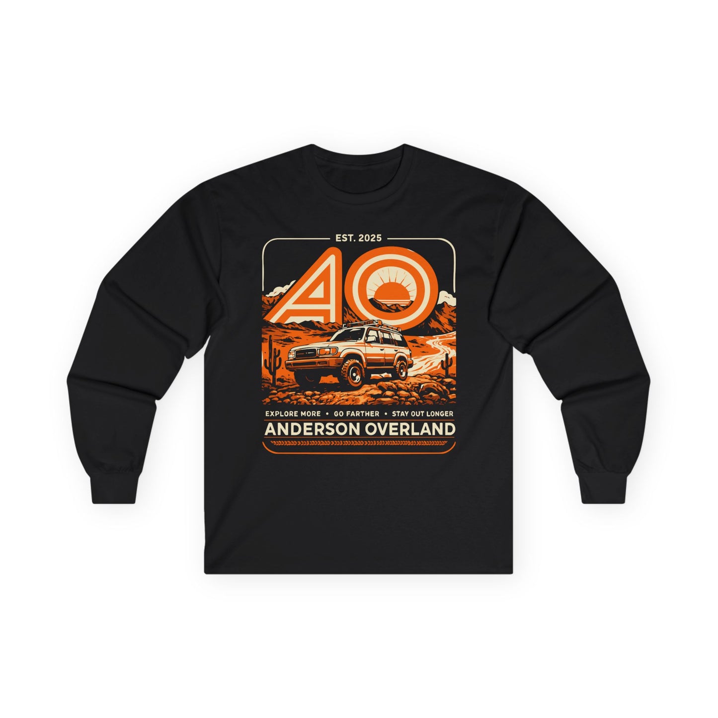 AO FJ80 Logo Long Sleeve Tee