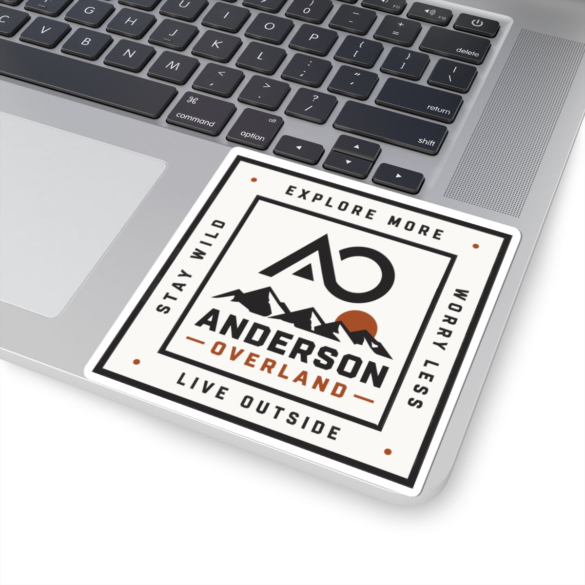 Square Logo Sticker