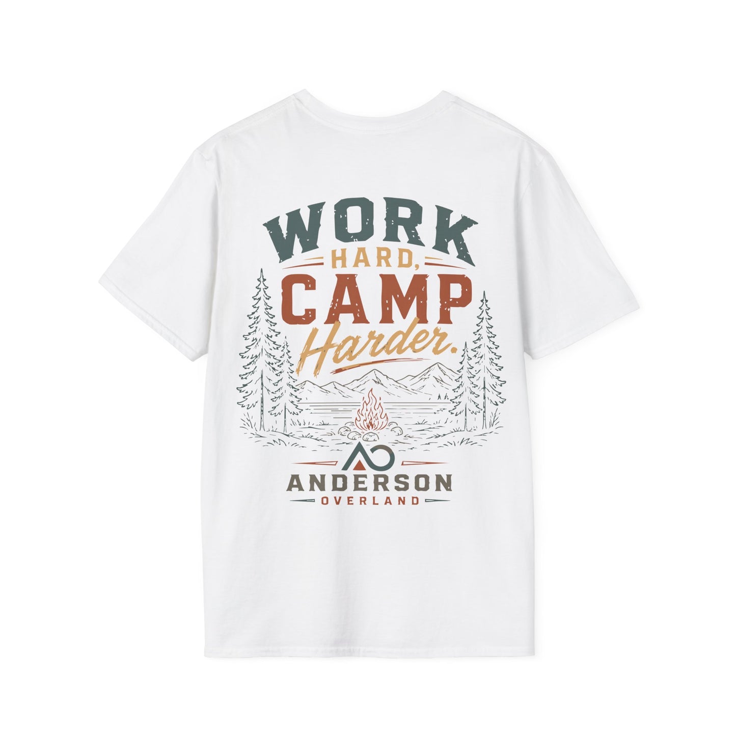 Work Hard, Camp Harder Unisex Shirt