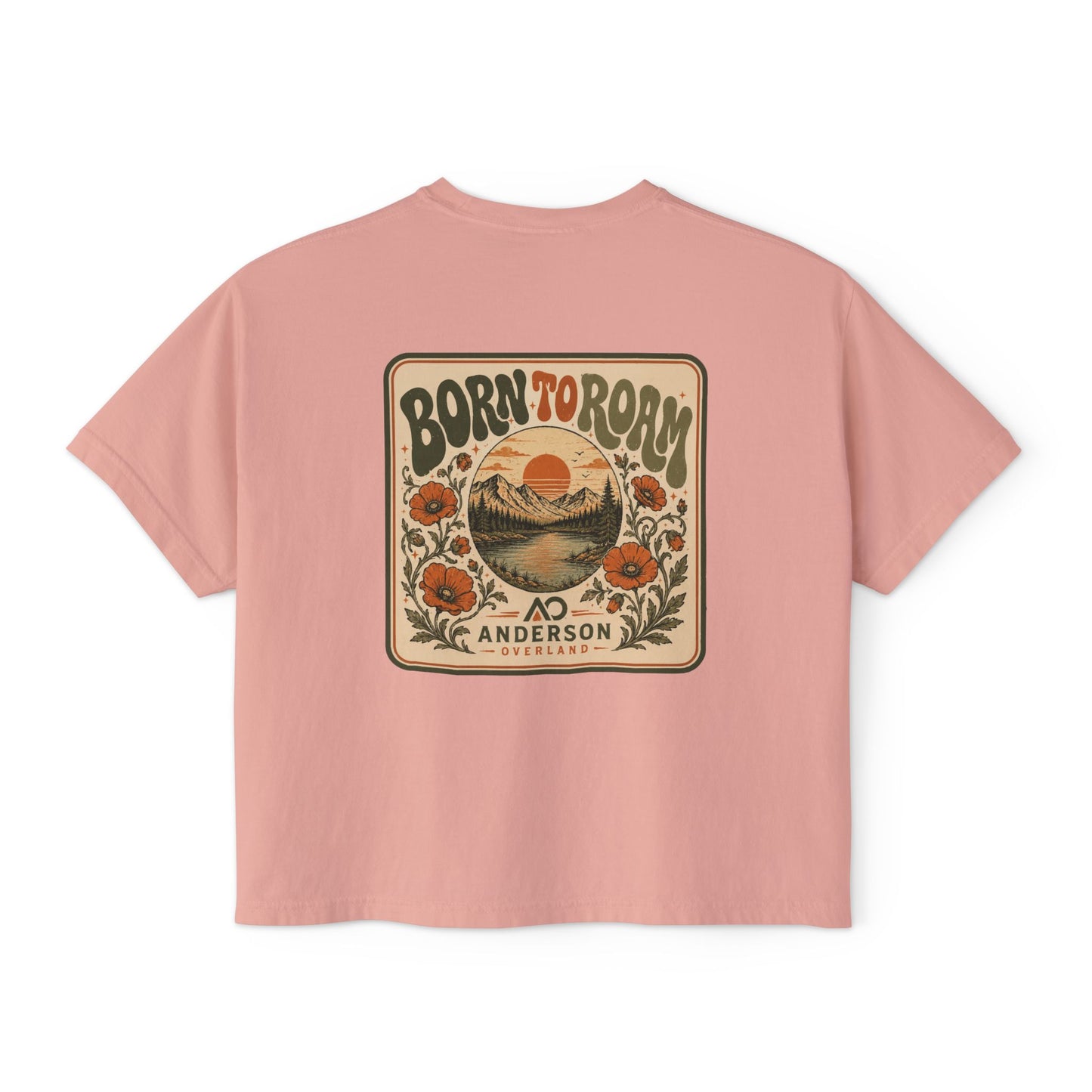 Women's Boxy Tee Born To Roam