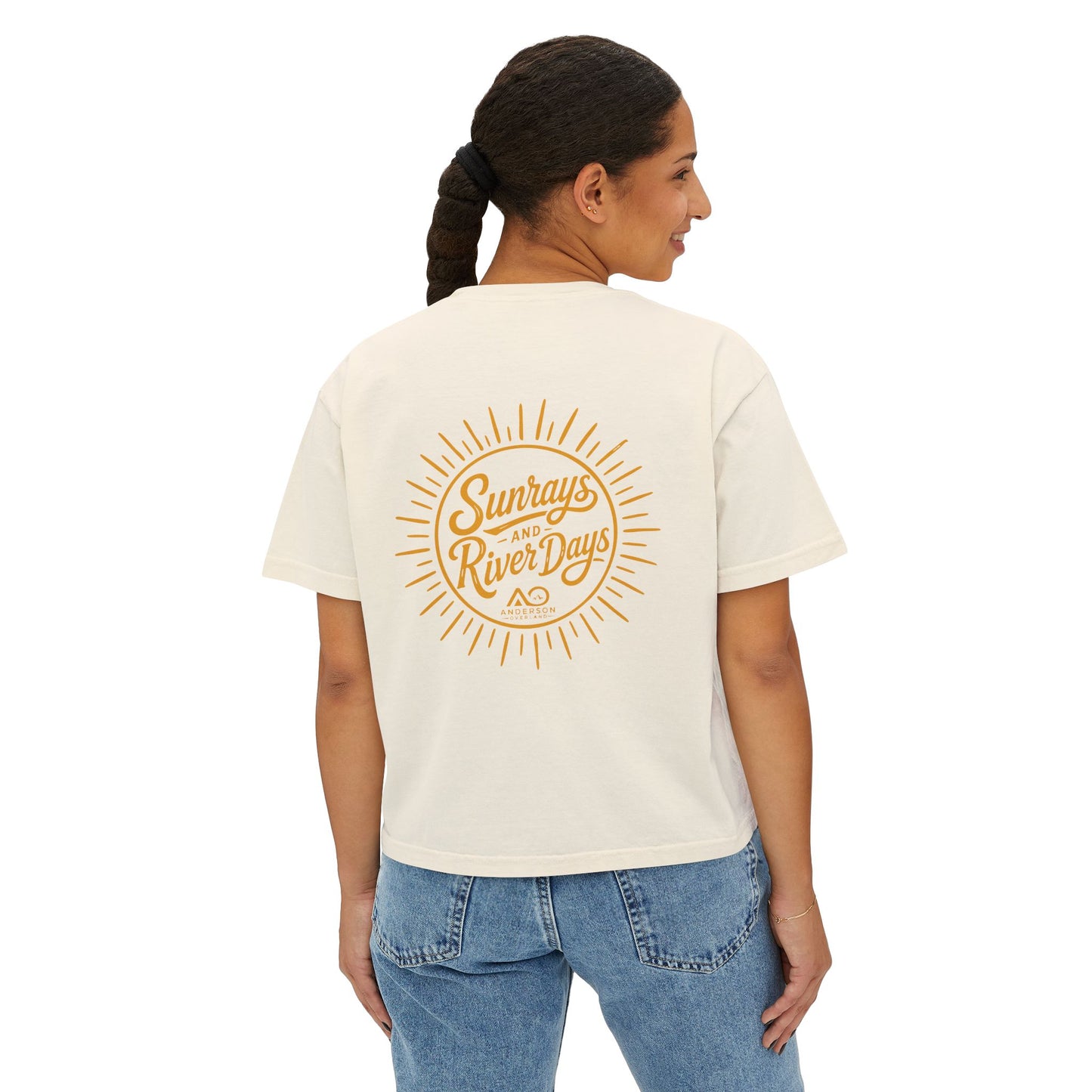 Sunrays & River Days - Women's Boxy Tee