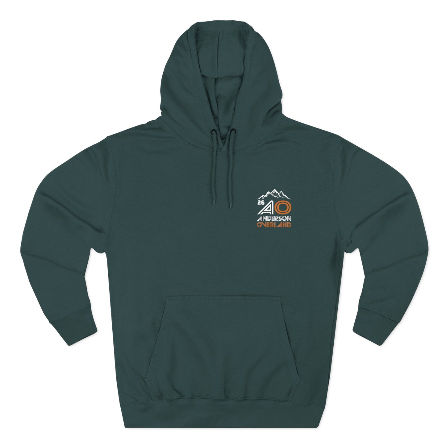 AO Three-Panel Fleece Hoodie