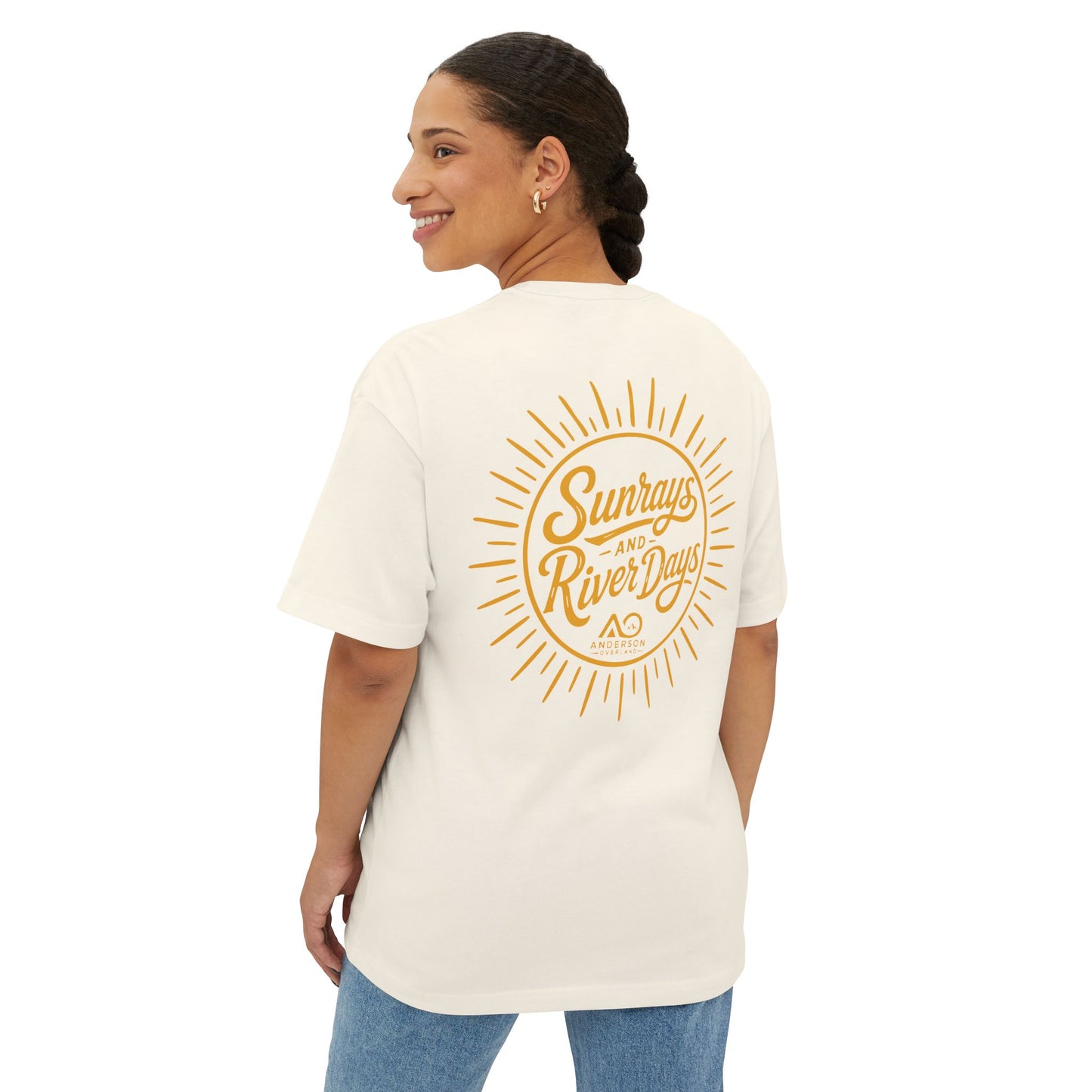 Sunrays & River Days Unisex Boxy Shirt