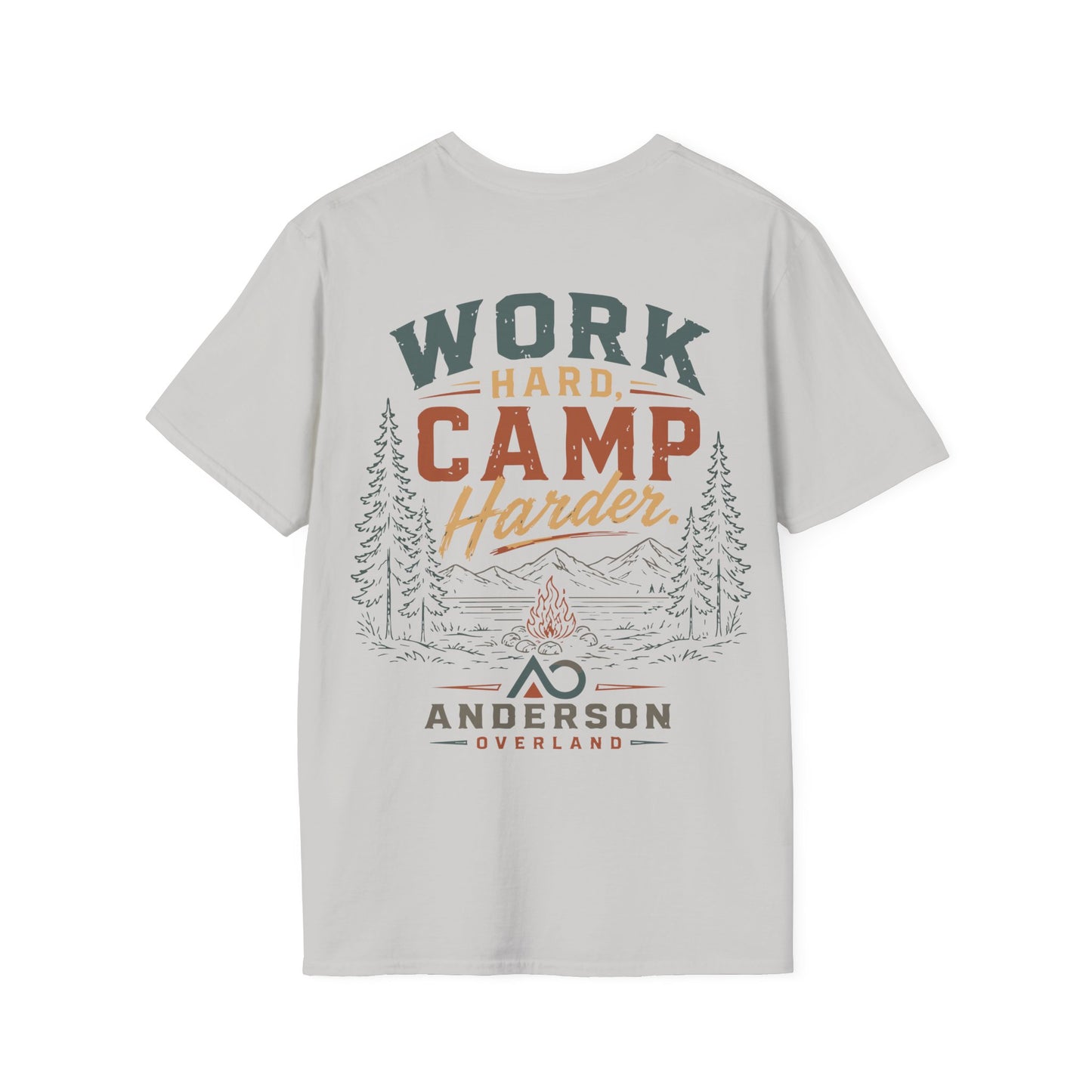 Work Hard, Camp Harder Unisex Shirt