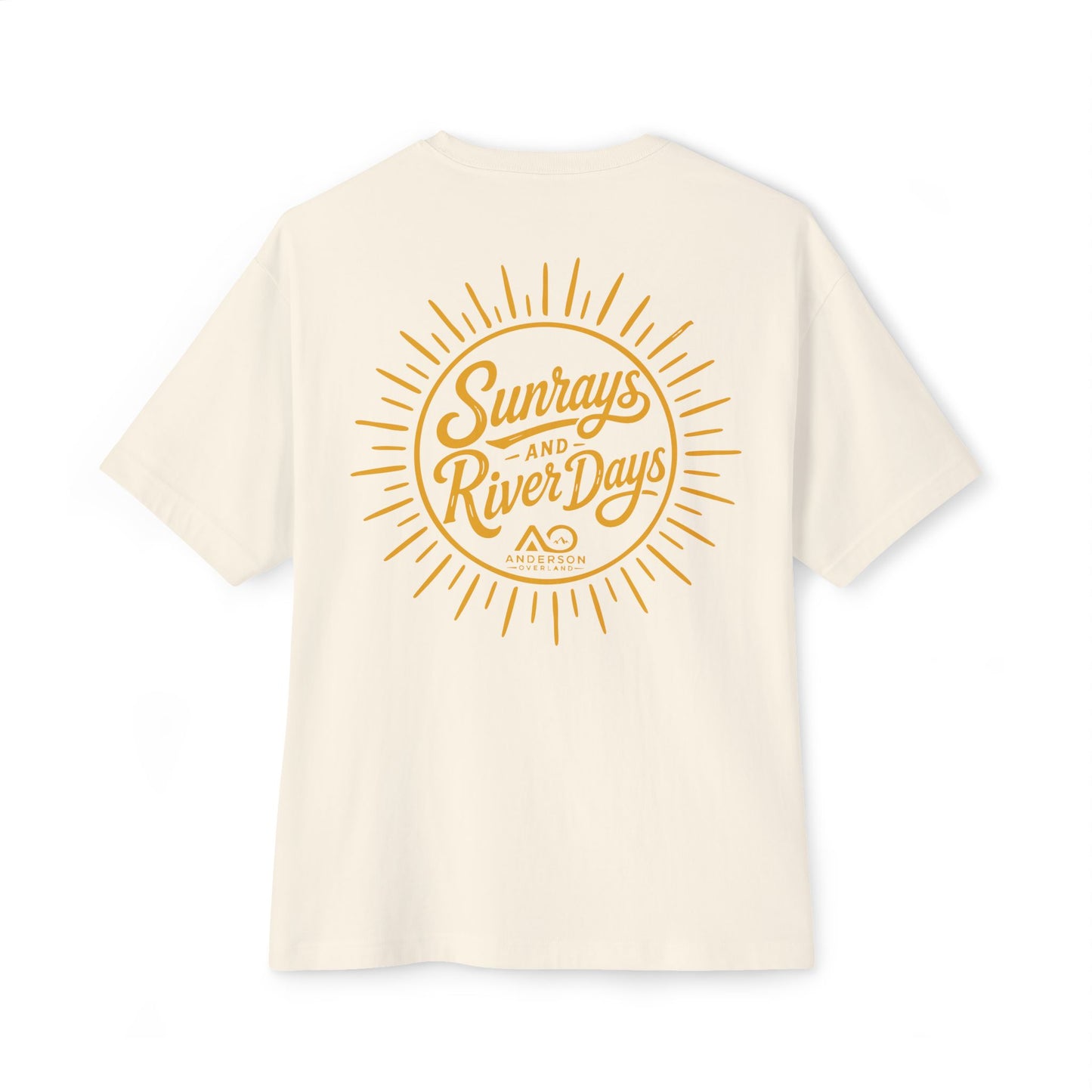 Sunrays & River Days Unisex Boxy Shirt