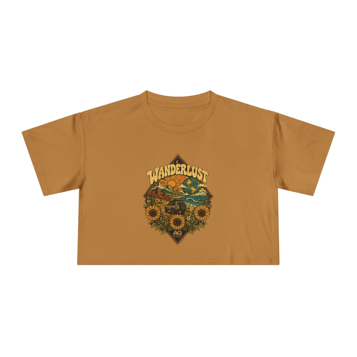 Wanderlust Crop Tee