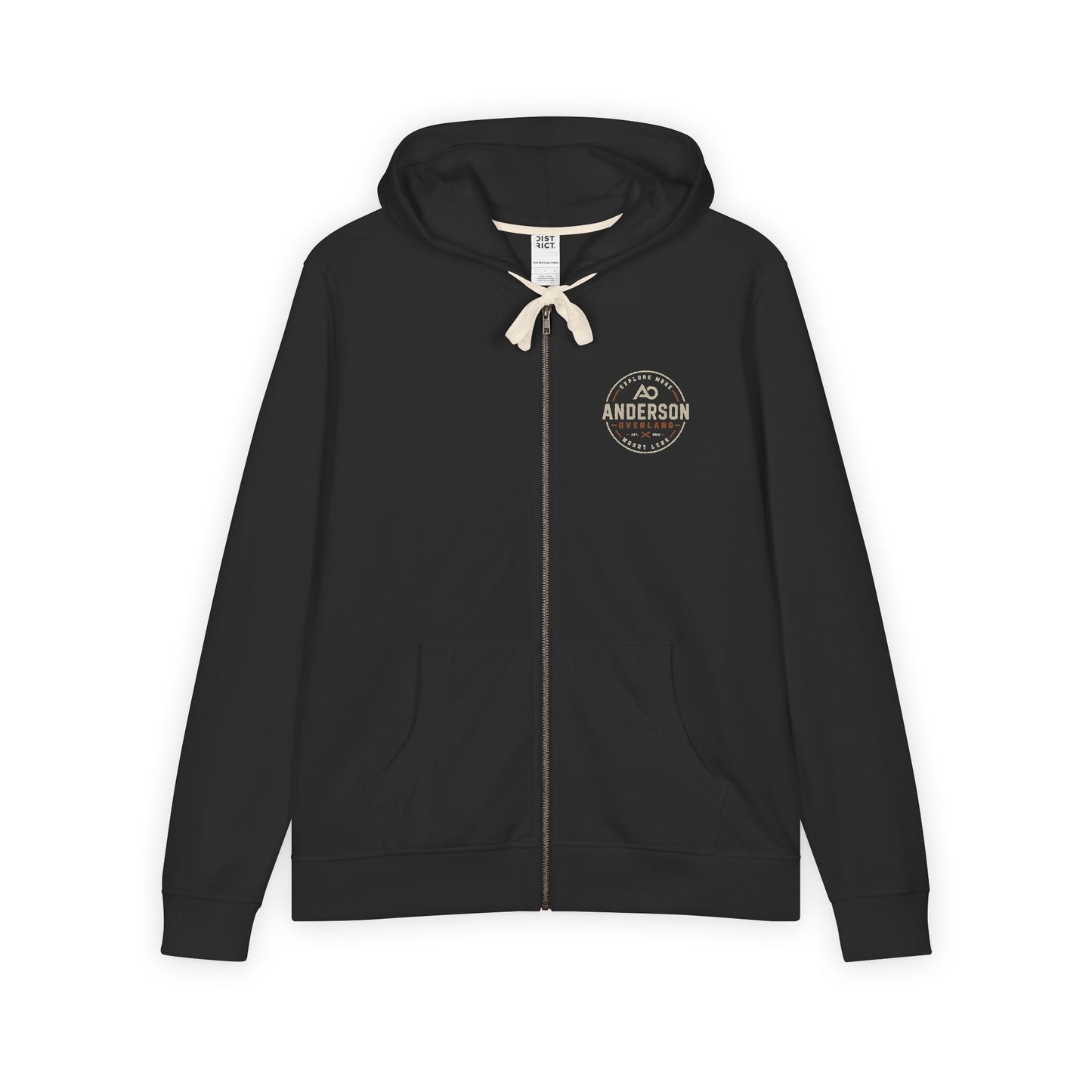 Fleece Overlanding Logo Zip Up Hoodie - Unisex