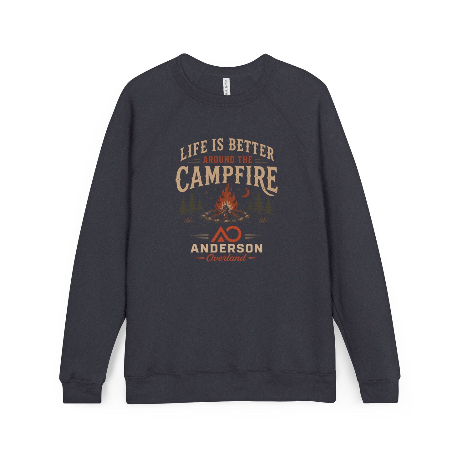 Overland Adventure Campfire Raglan Sweatshirt