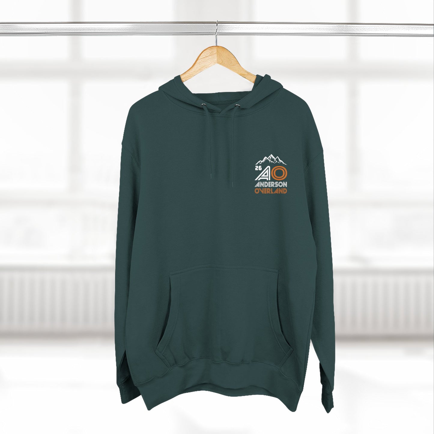 AO Three-Panel Fleece Hoodie