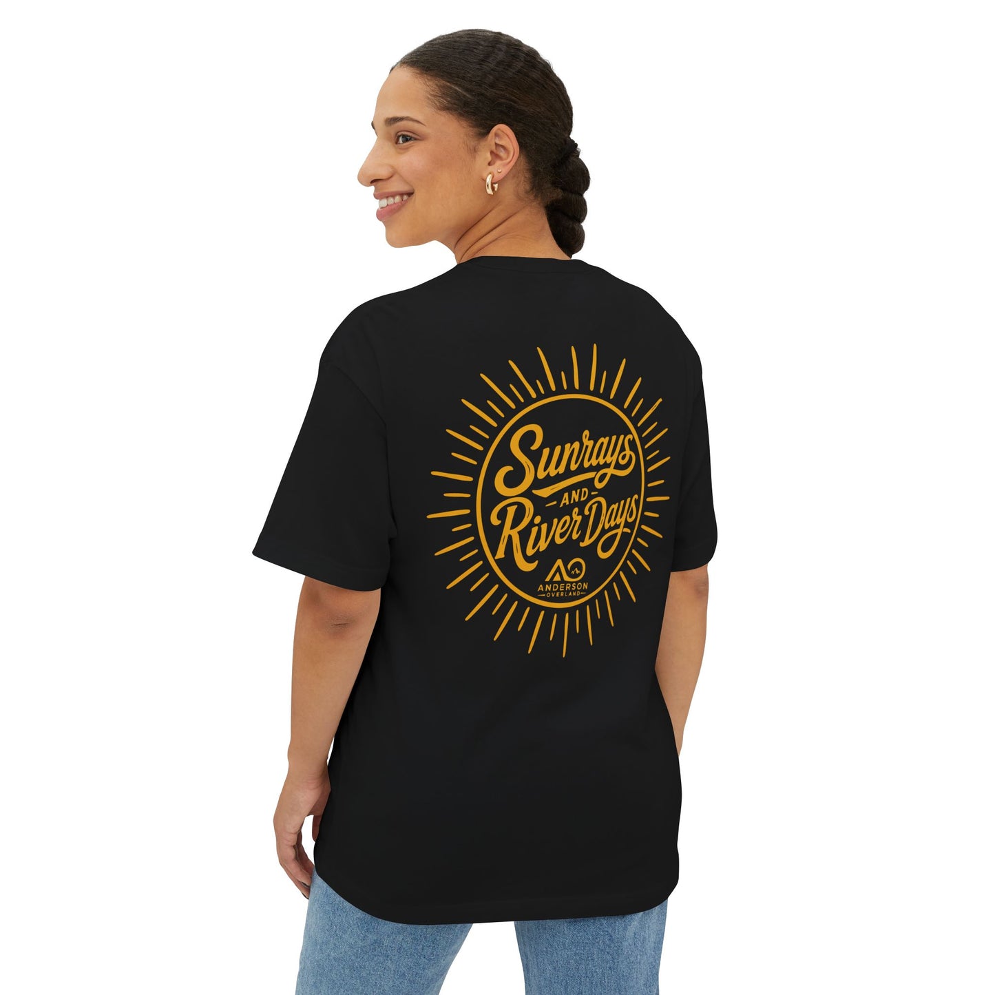 Sunrays & River Days Unisex Boxy Shirt