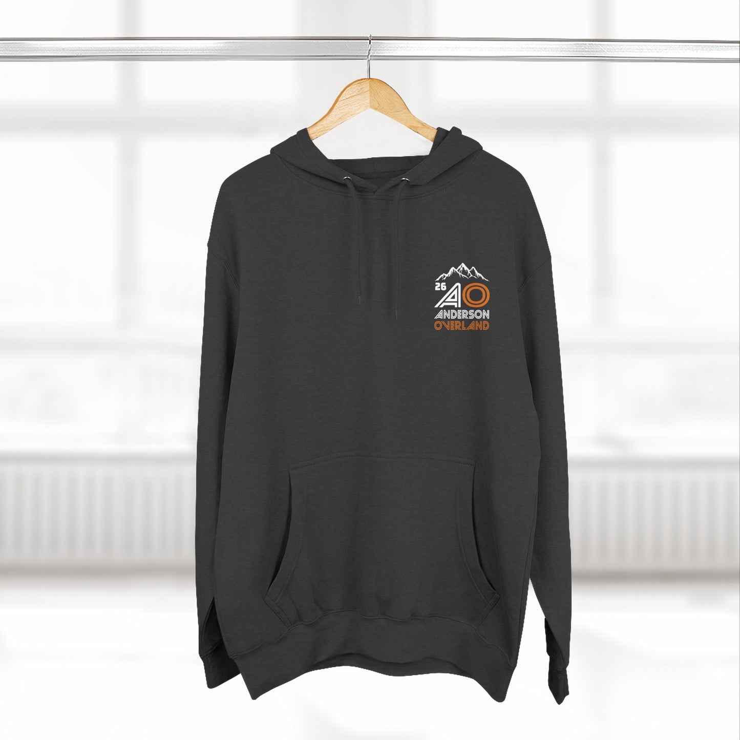AO Three-Panel Fleece Hoodie