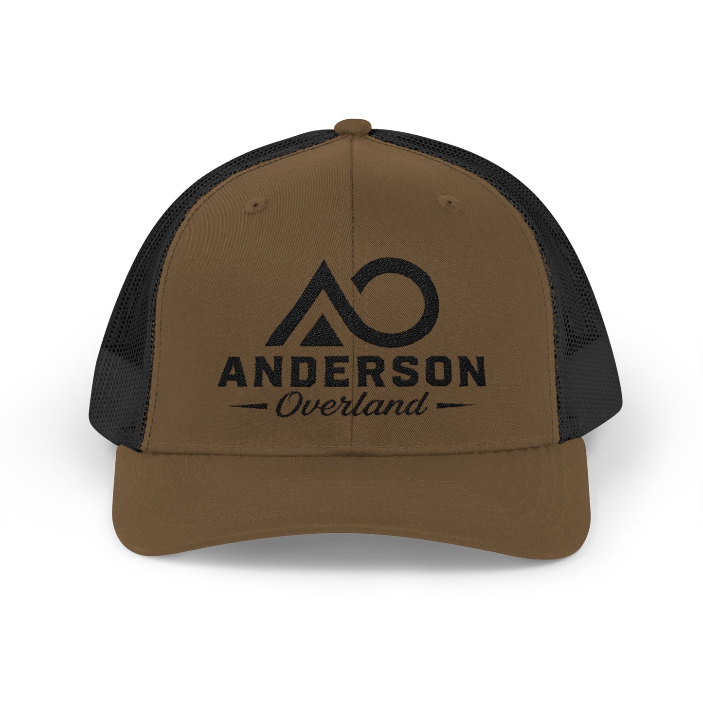 Anderson Overland Trucker Cap — Embroidered Snapback Hat