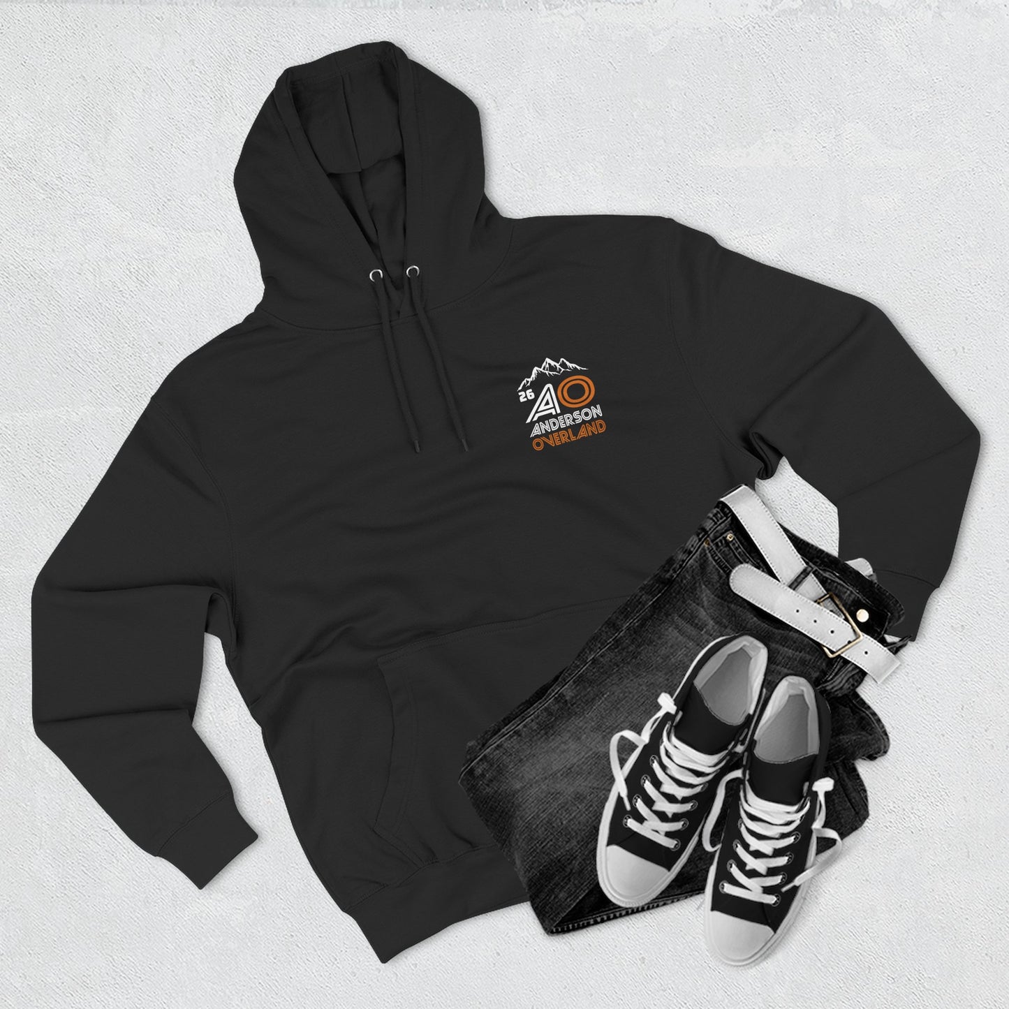 AO Three-Panel Fleece Hoodie