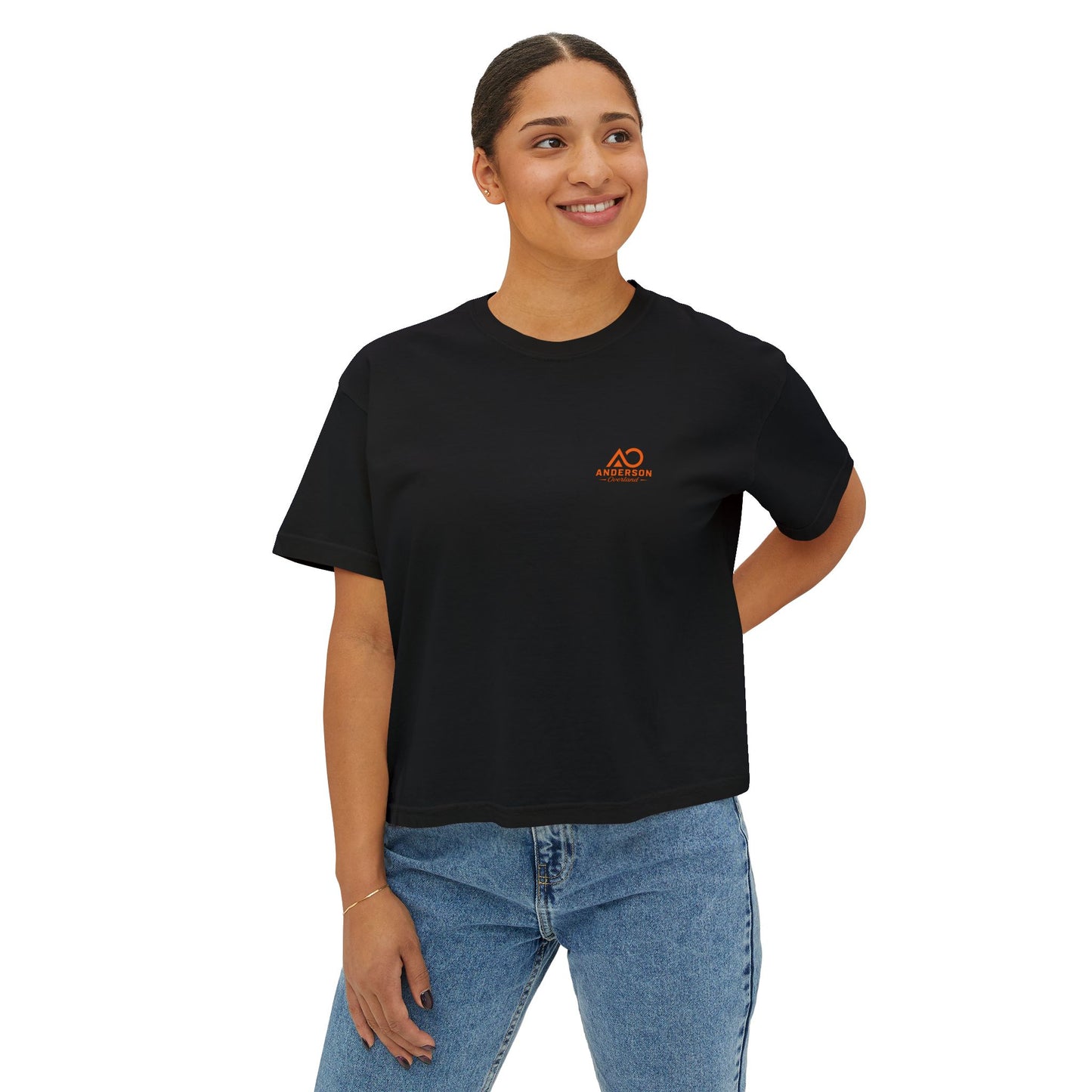 Off Road Hair, Don't Care - Women's Boxy Tee