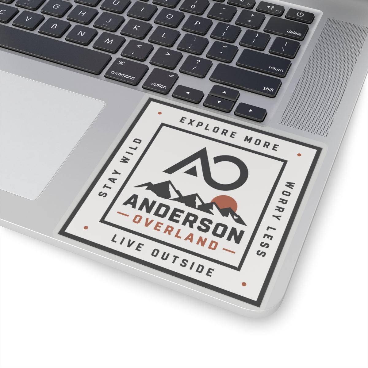Square Logo Sticker