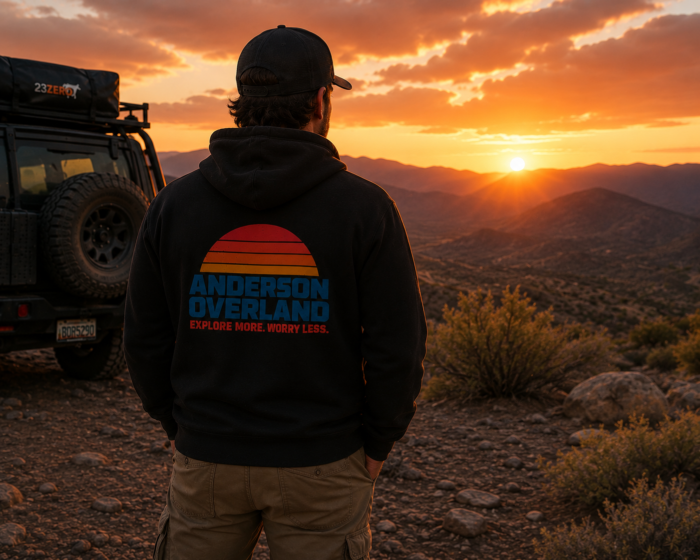AO Sunset Logo Hoodie