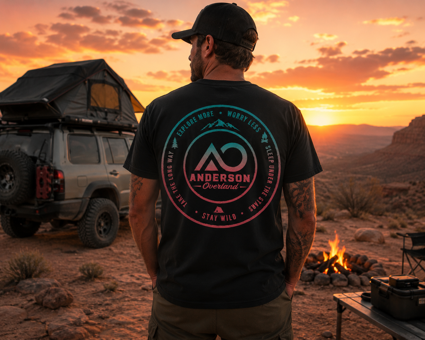 Circle Ombre Logo Unisex Shirt