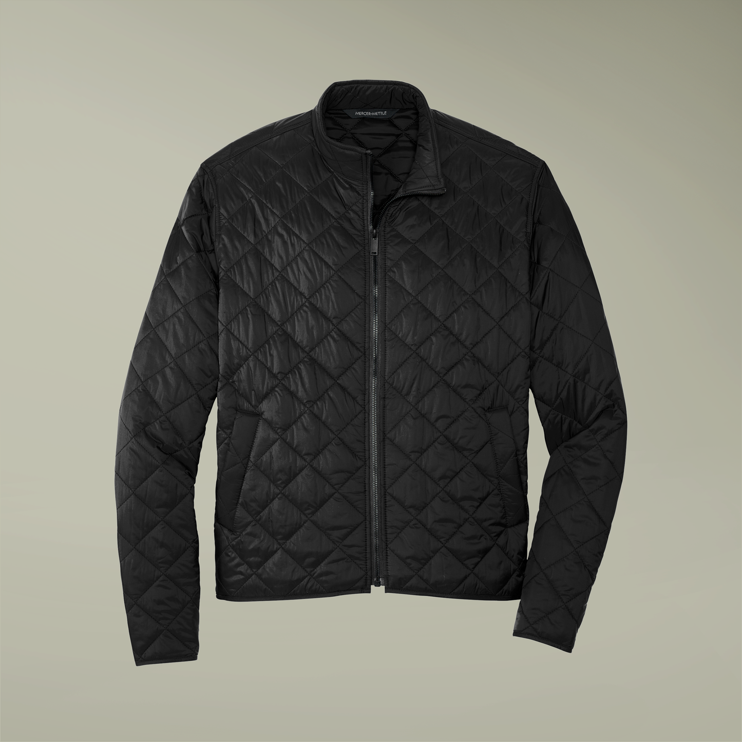 Men's Quilted Full-Zip Jacket (Embroidery)