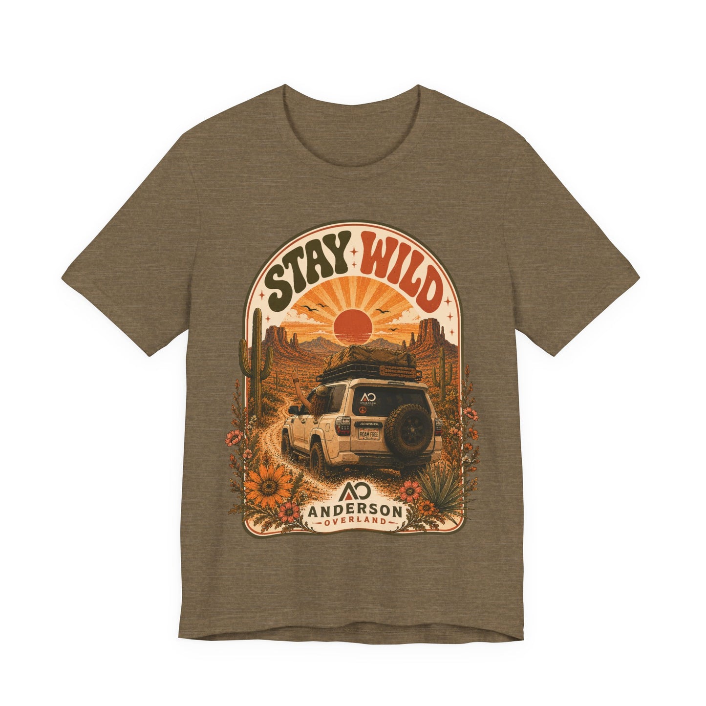 Stay Wild Overlanding Tee — Adventure Hippie Women's Graphic Shirt