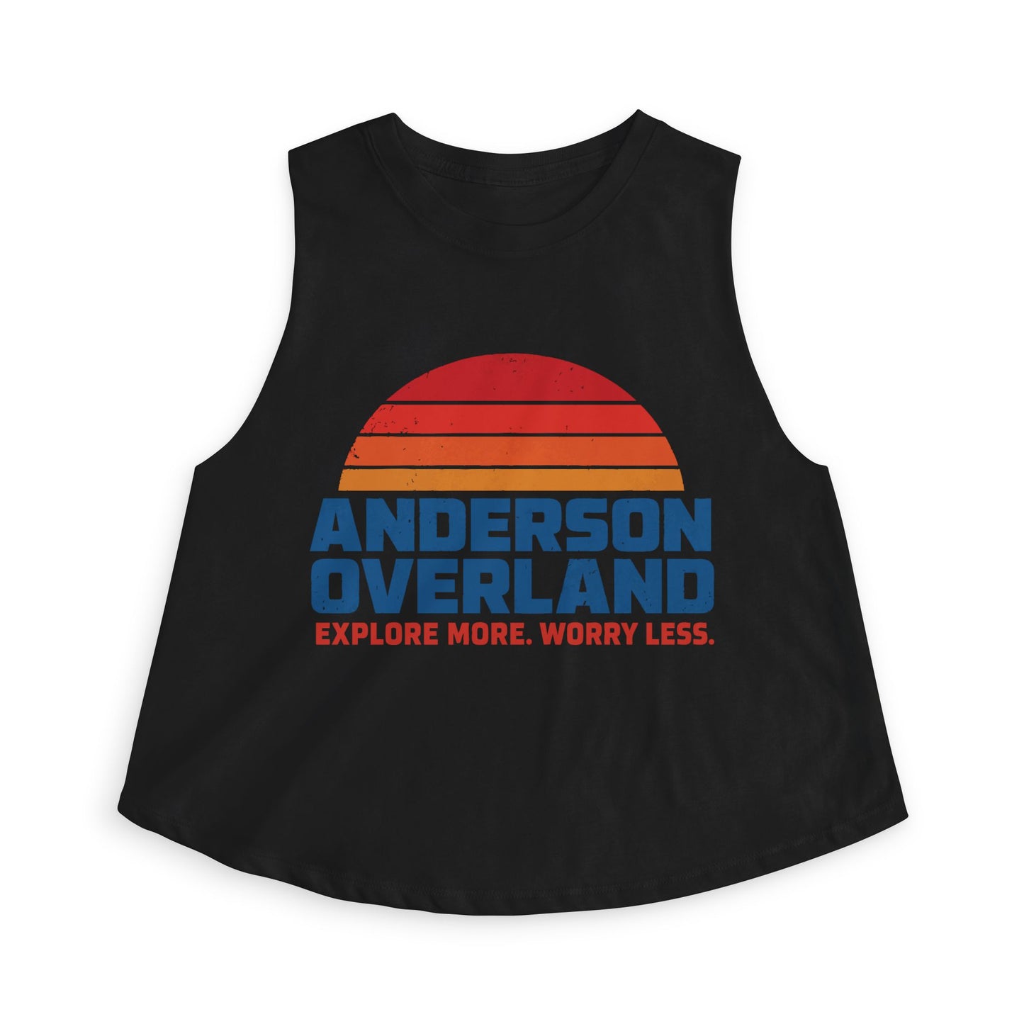 Adventure Sunset Logo Crop Top