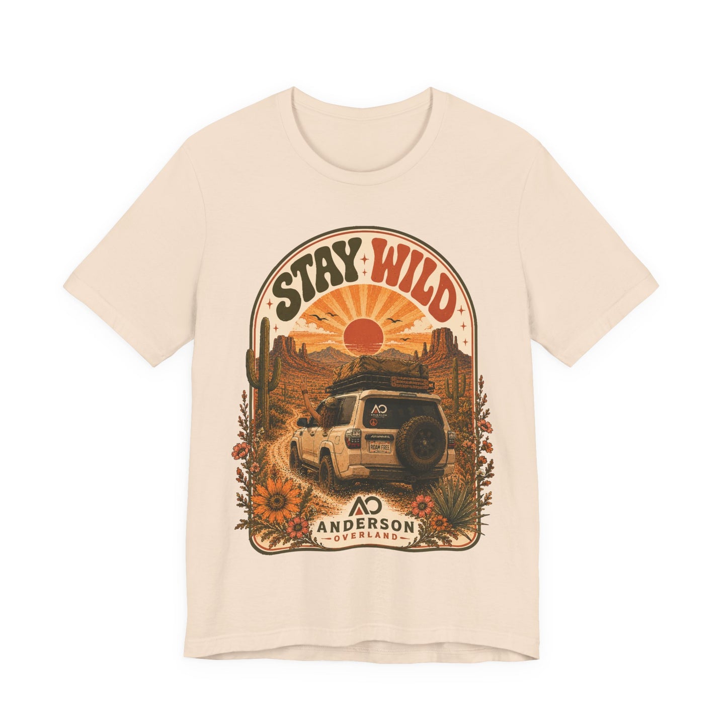Stay Wild Overlanding Tee — Adventure Hippie Women's Graphic Shirt