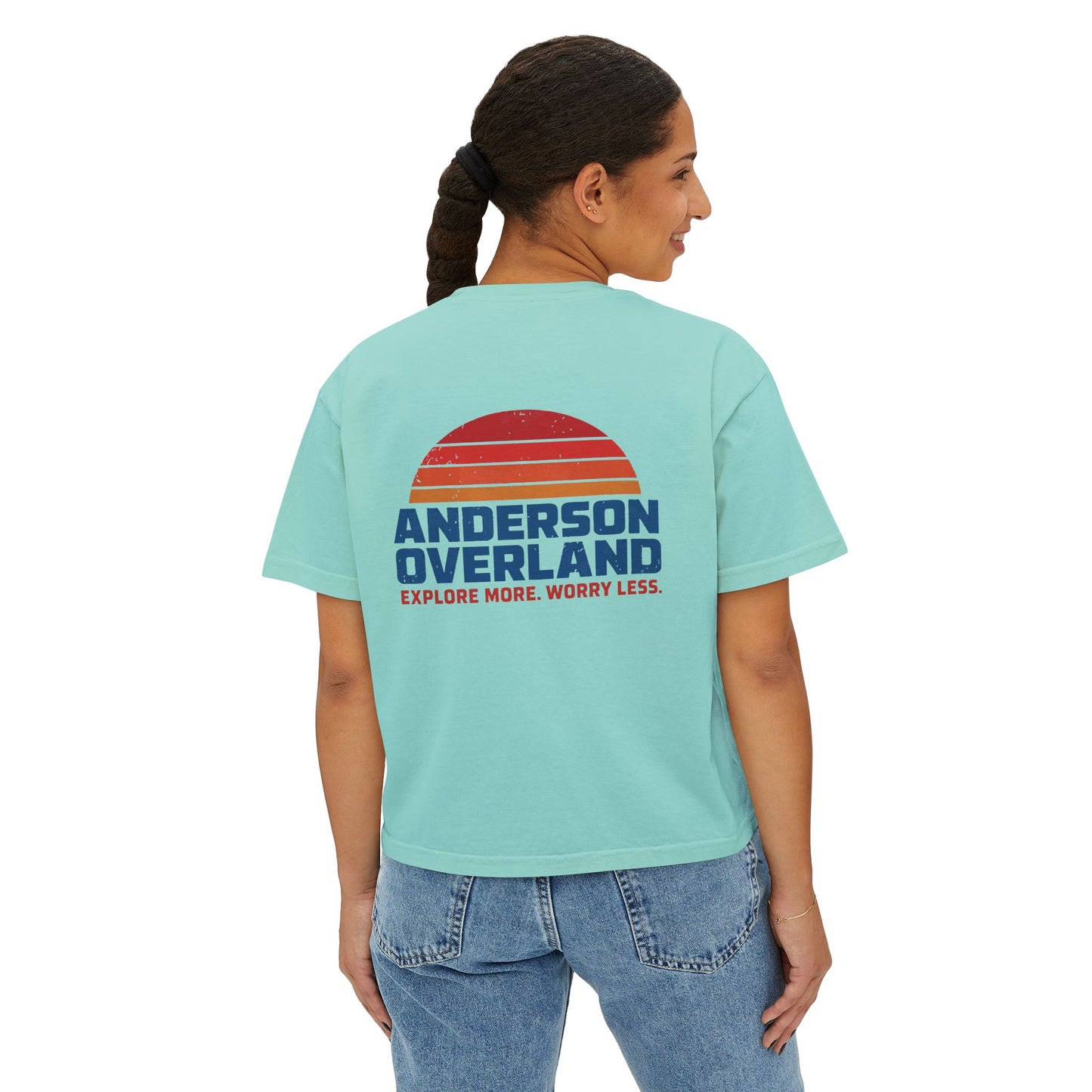 Women's Boxy Tee Sunset