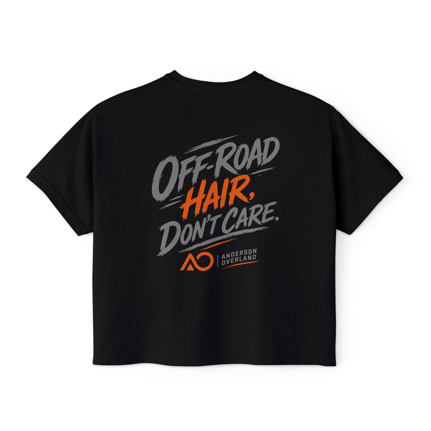 Off Road Hair, Don't Care - Women's Boxy Tee