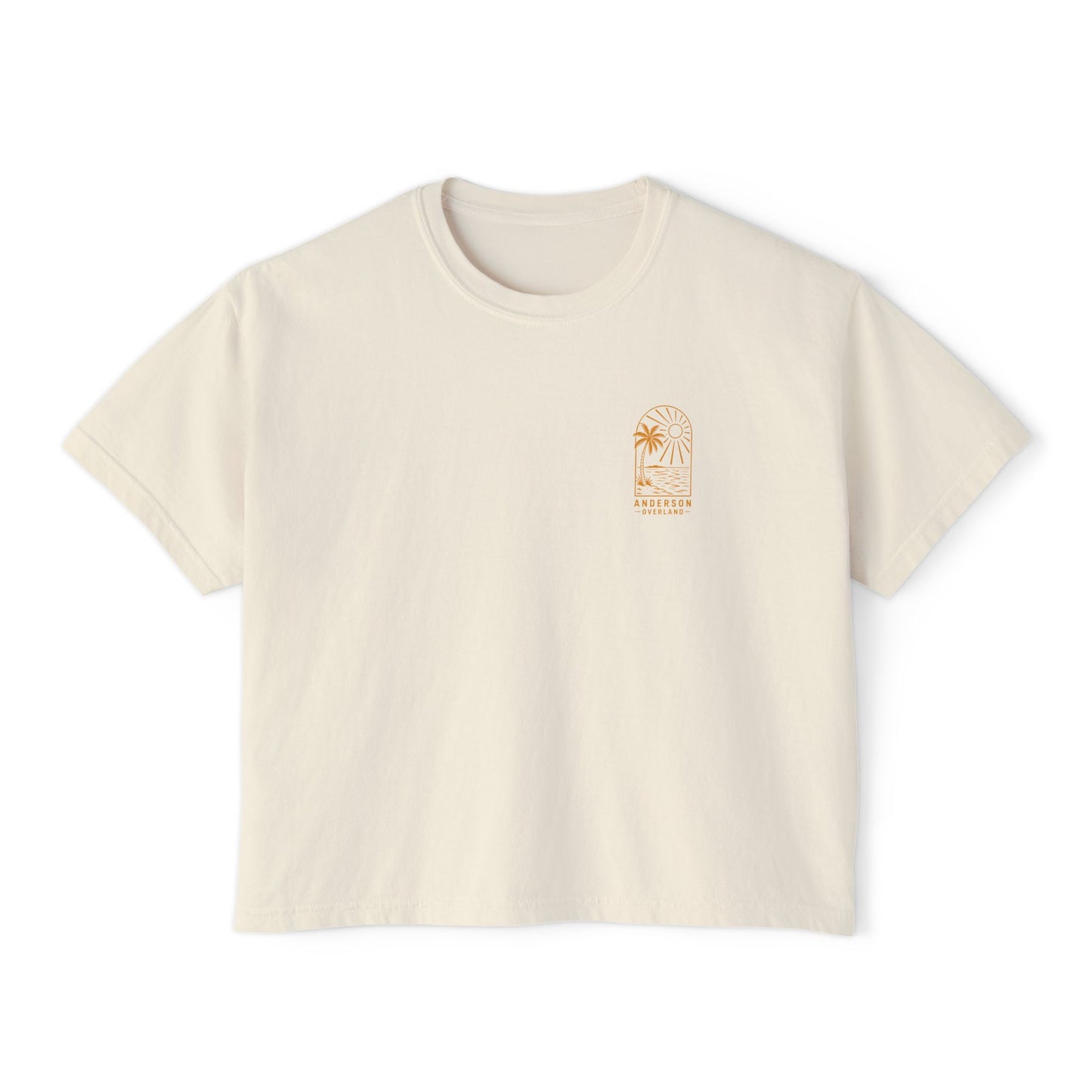 Women's Boxy Tee - Tan Line & Good Times