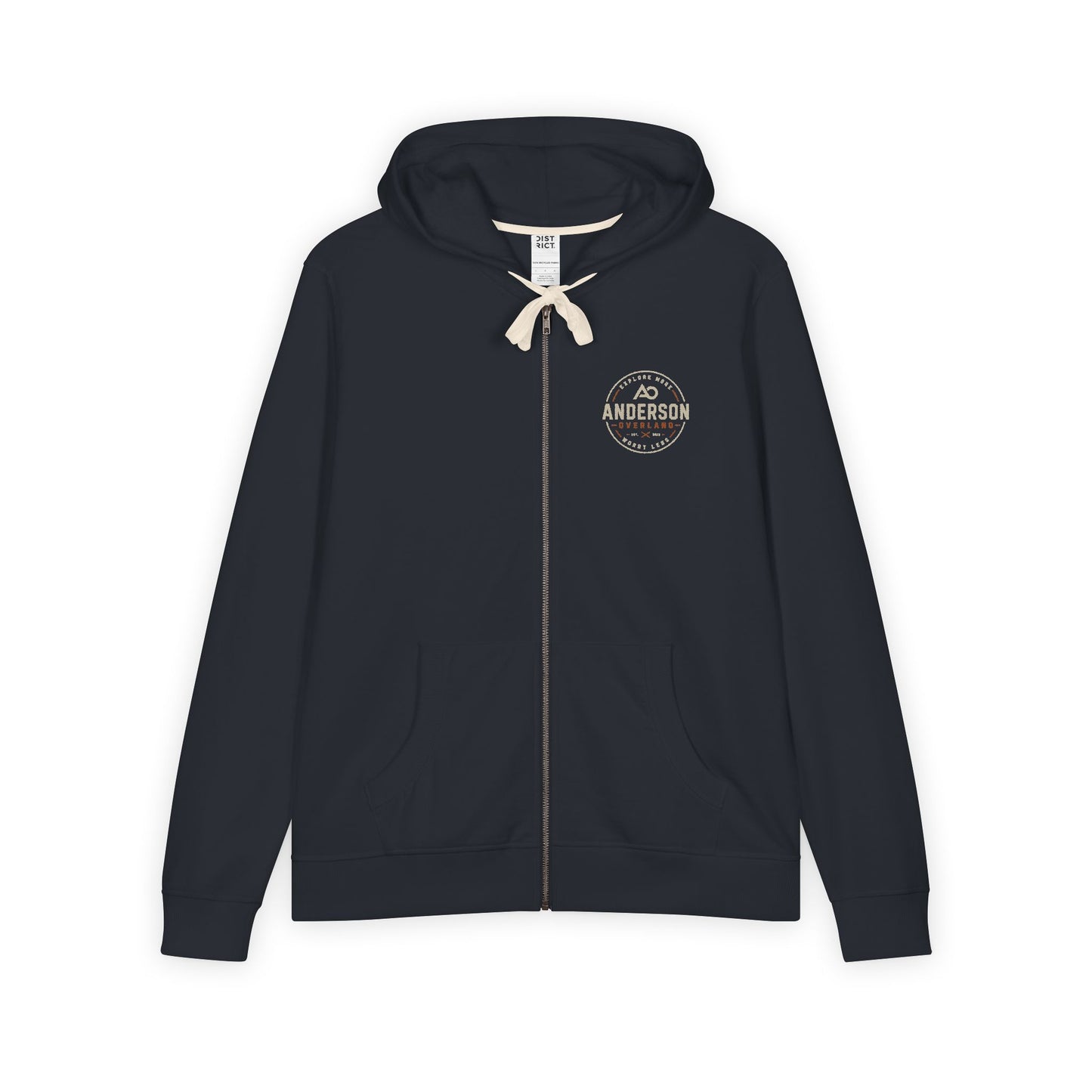 Fleece Overlanding Logo Zip Up Hoodie - Unisex