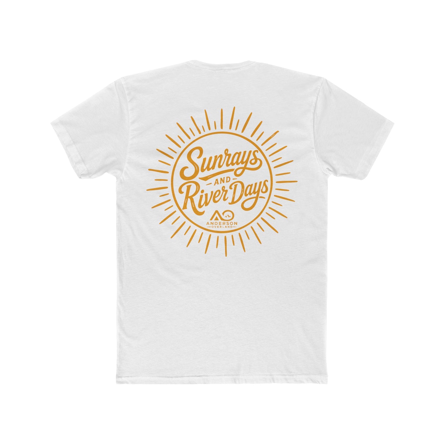 Sun Rays & River Days - Unisex Cotton Crew Tee