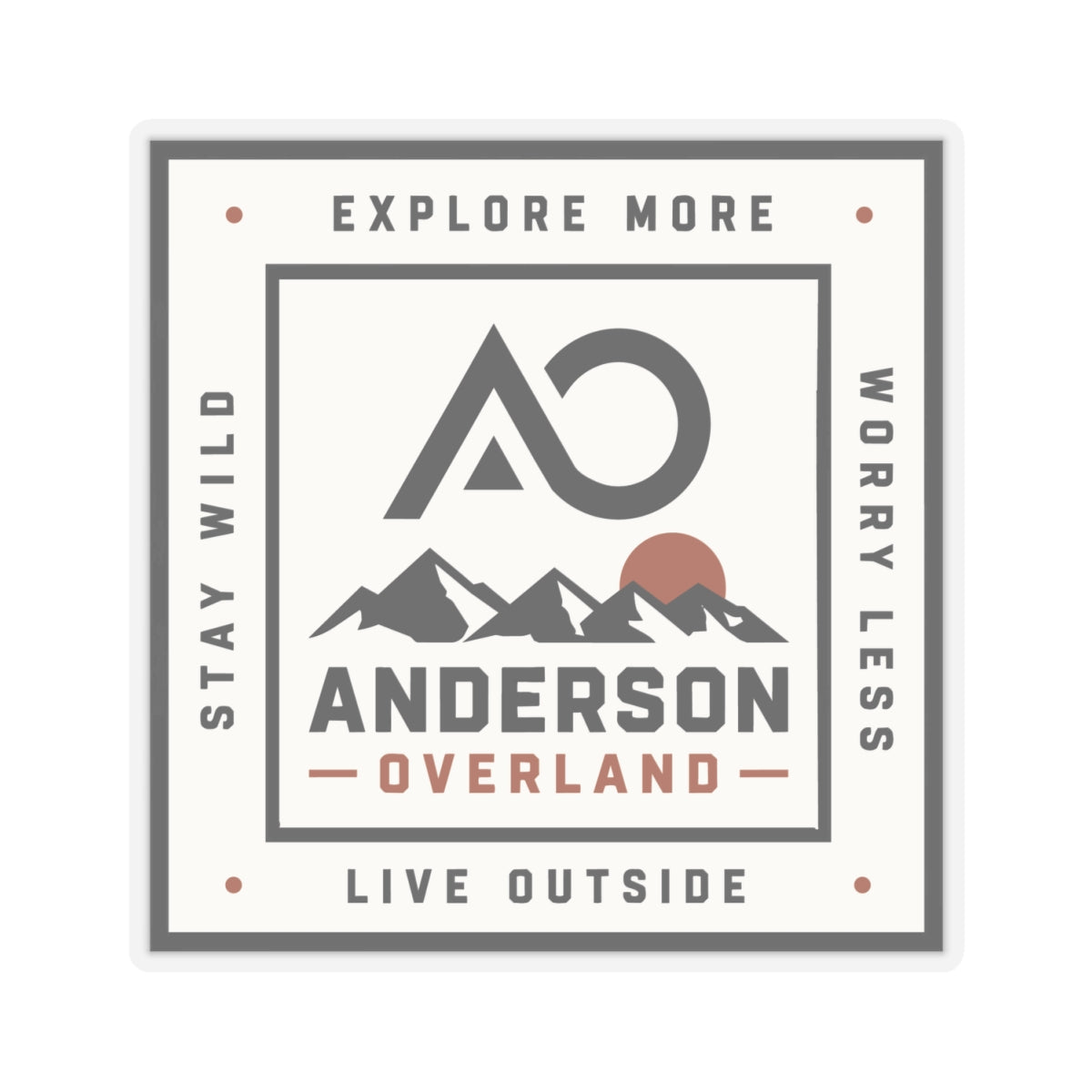 Square Logo Sticker