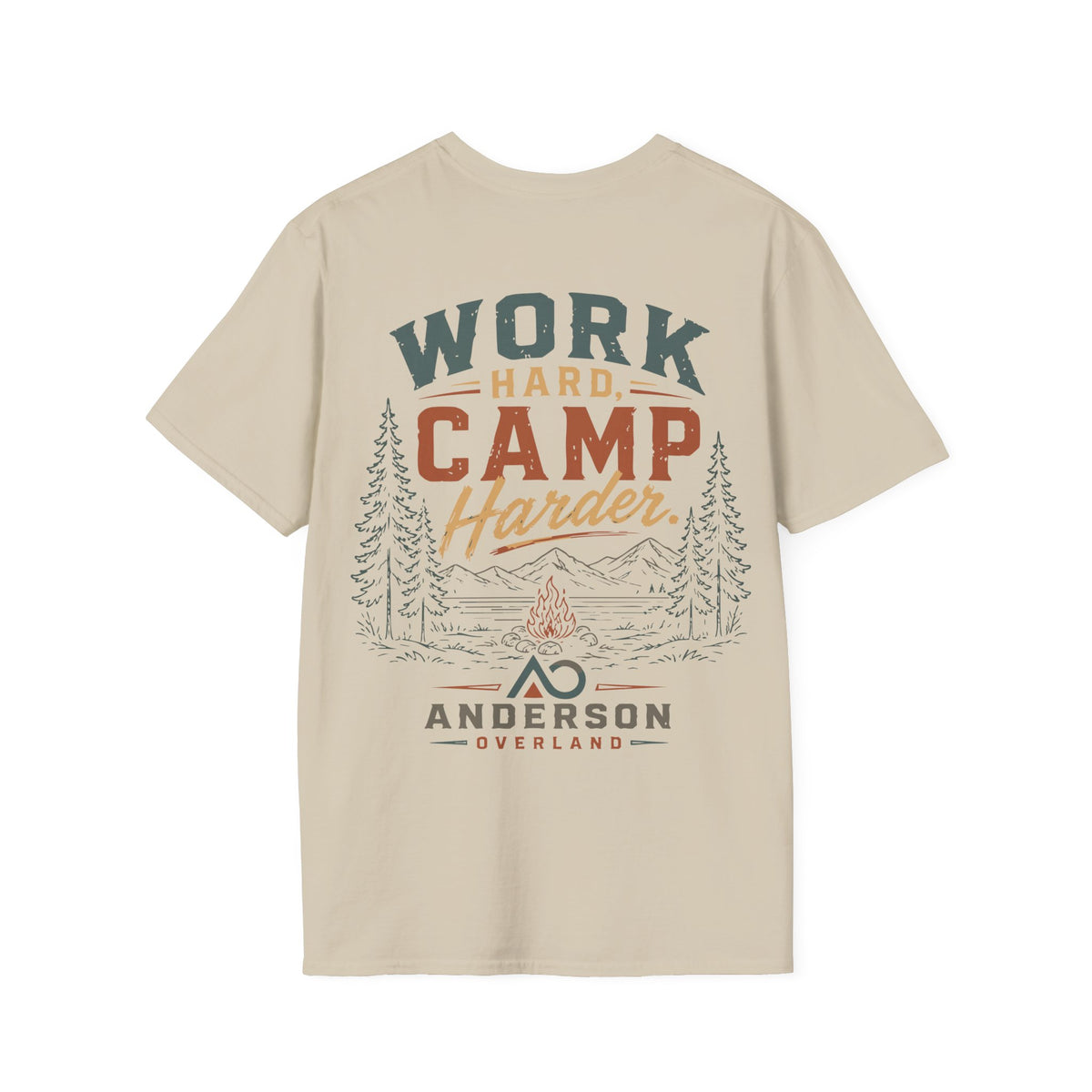 Work Hard, Camp Harder Unisex Shirt