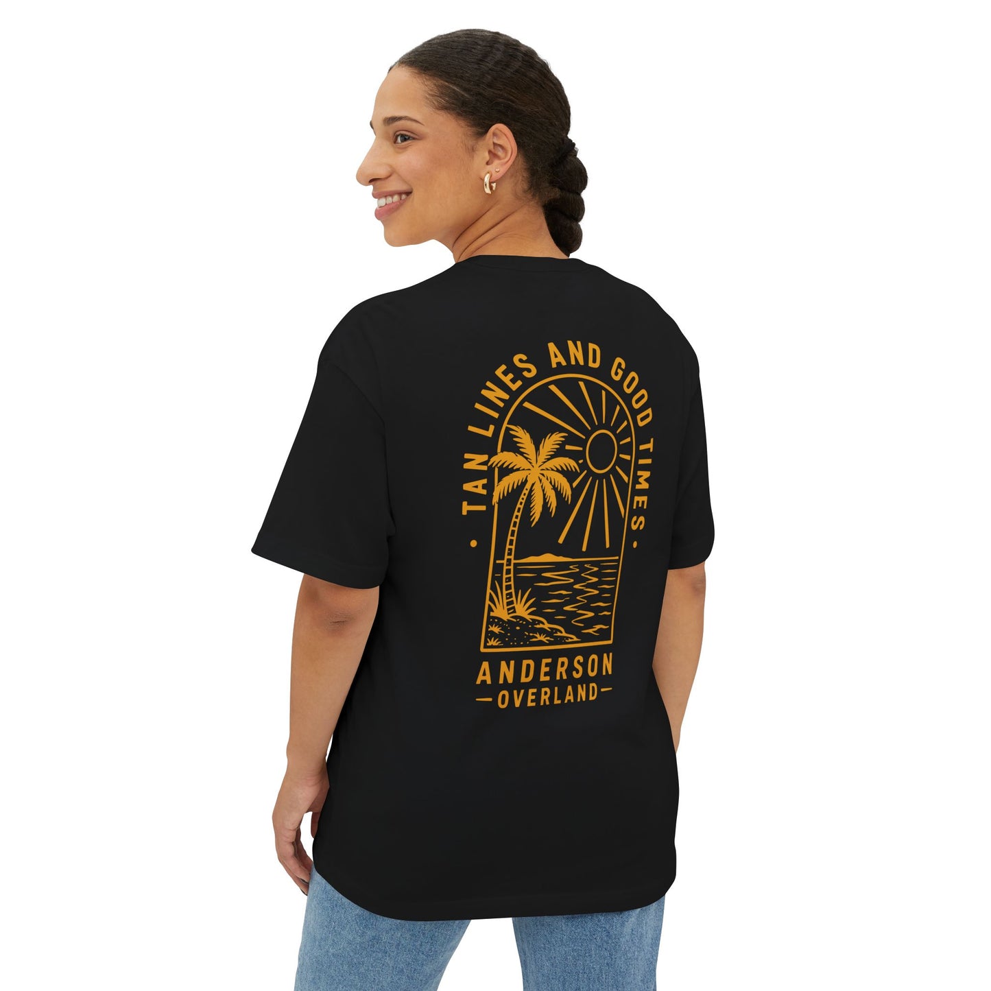 Tan Lines & Good Times Unisex Boxy Shirt