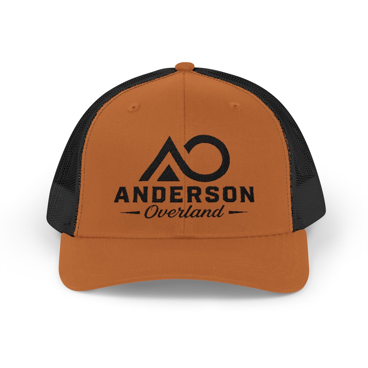 Anderson Overland Trucker Cap — Embroidered Snapback Hat