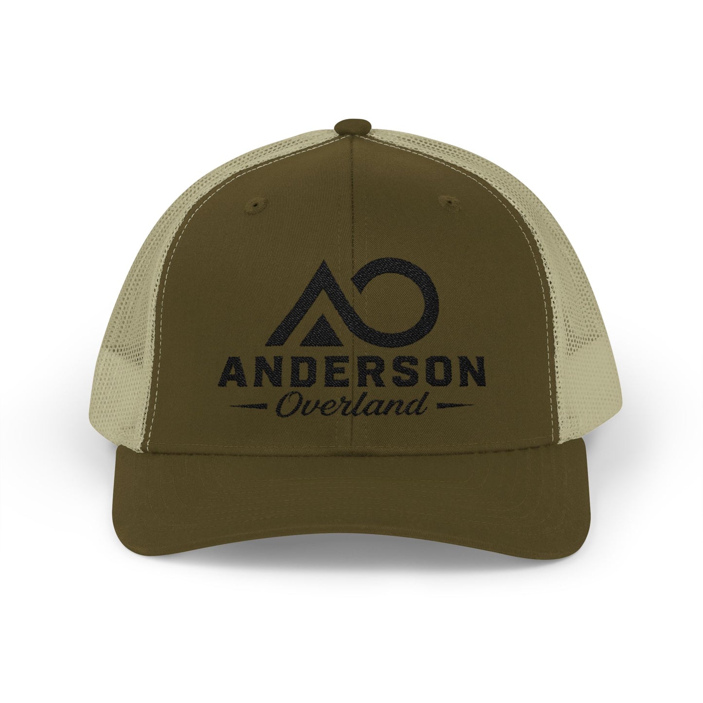 Anderson Overland Trucker Cap — Embroidered Snapback Hat